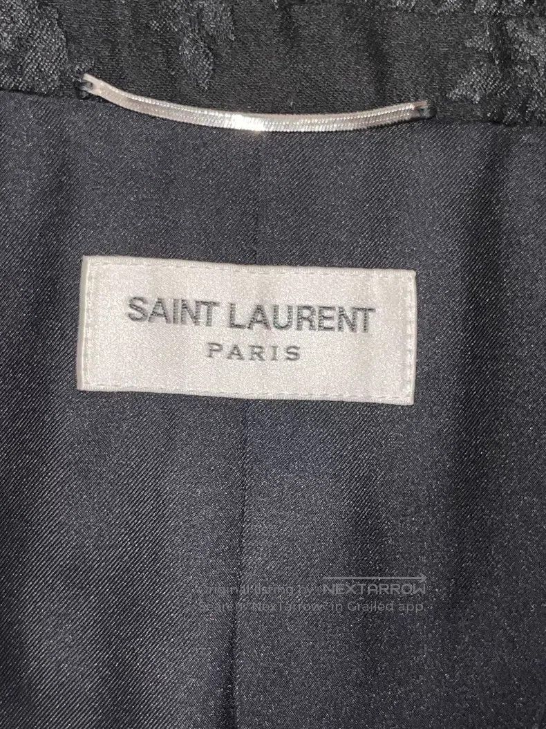 Saint Laurent Paris Saint Laurent Paris Floral Embroidered Jacquard Suit Size US M / EU 48-50 / 2 - 3 Thumbnail
