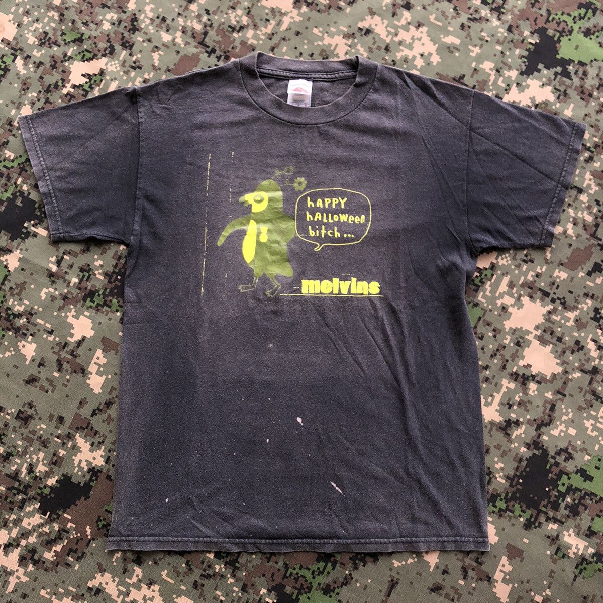 Band Tees × Vintage Vtg 00s Melvins Happy Halloween Bitch Band Tshirt Size US M / EU 48-50 / 2 - 2 Thumbnail