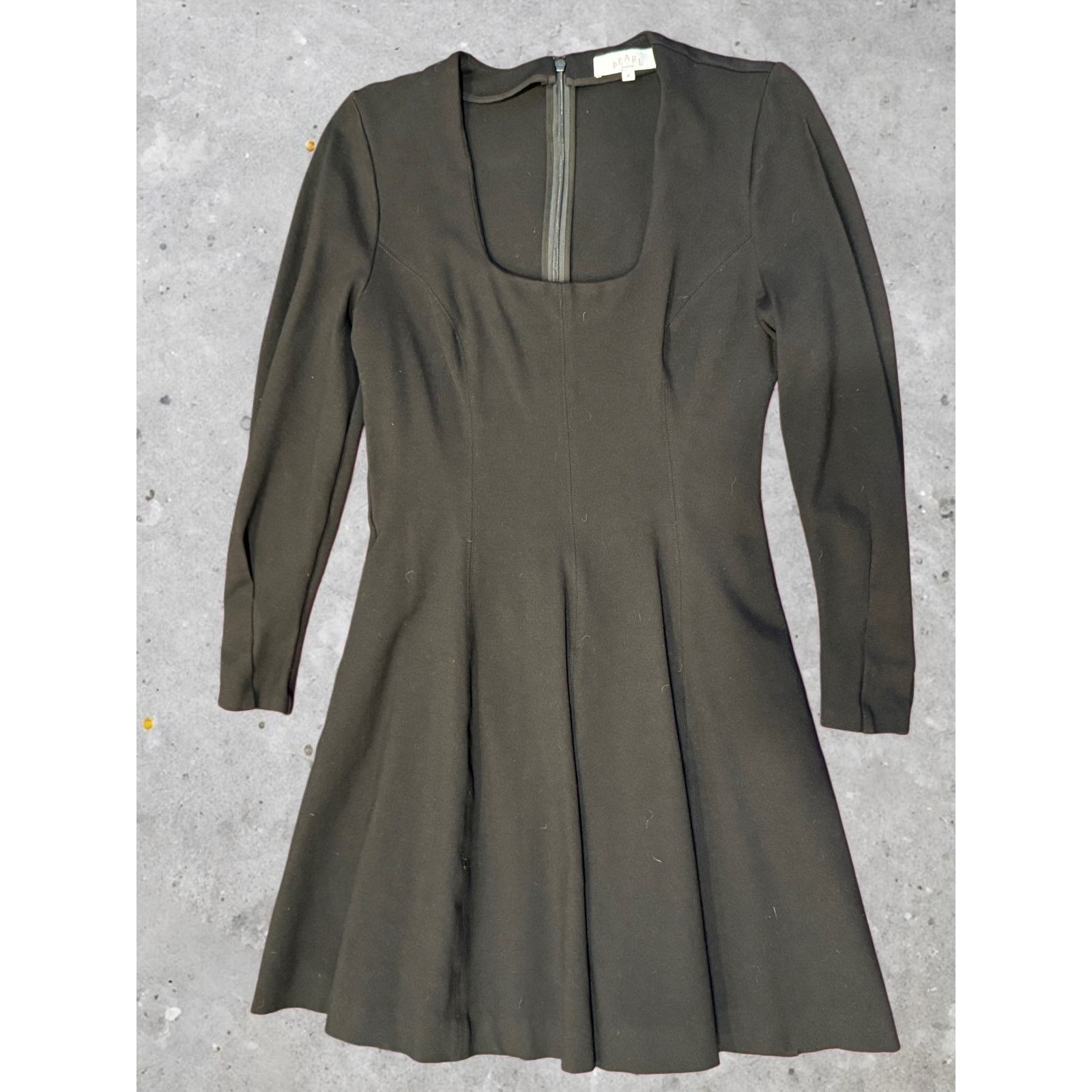 Lela Rose Pearl by Lela Rose Fit & Flare Dress – Black (Made in USA) Size M / US 6-8 / IT 42-44 - 1 Thumbnail