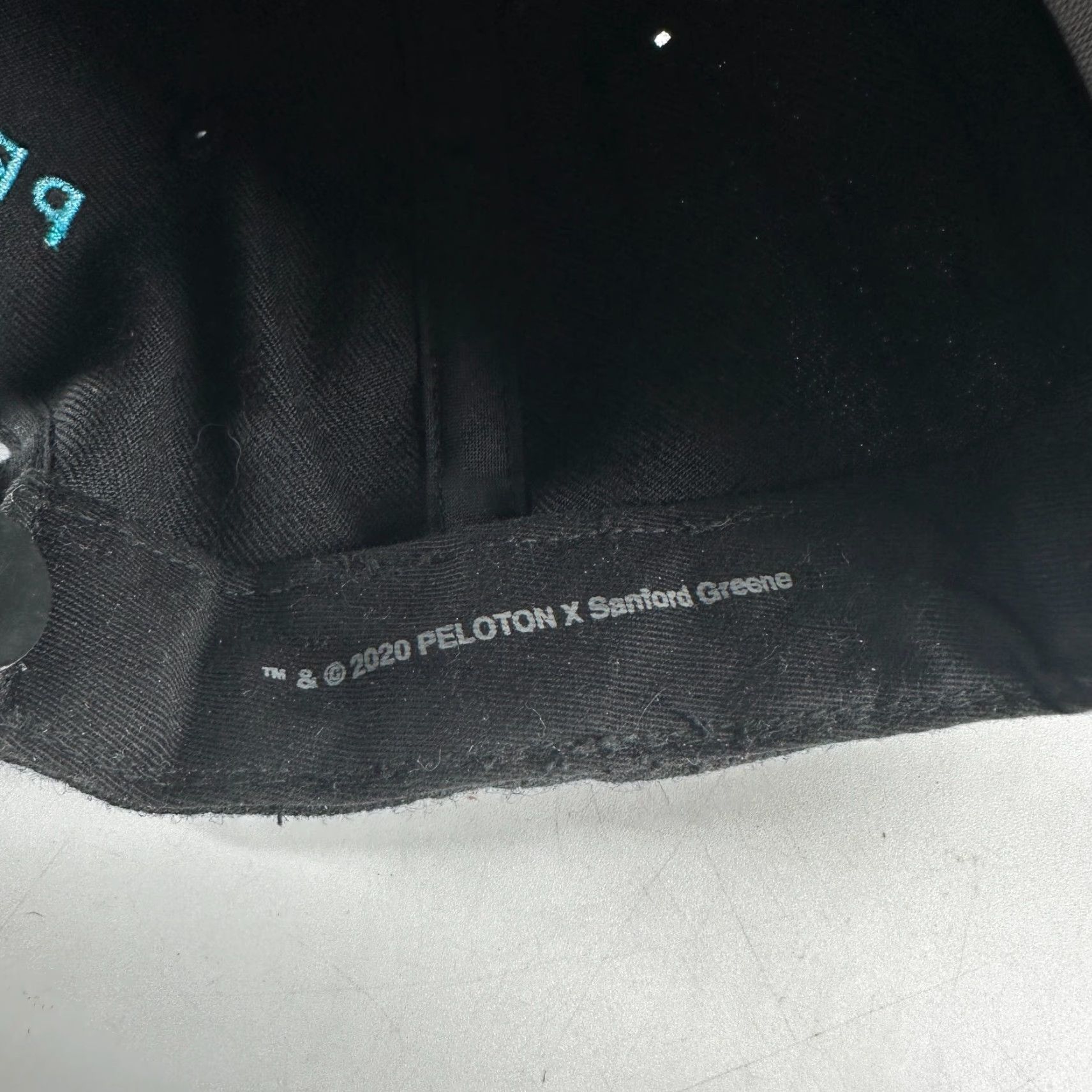 Vintage VINTAGE Peloton X Sanford Greene Hat Snapback Black Comic Book Artist Peloton Bike Mens One Size Black Comics Snapback 90s Size ONE SIZE - 7 Thumbnail