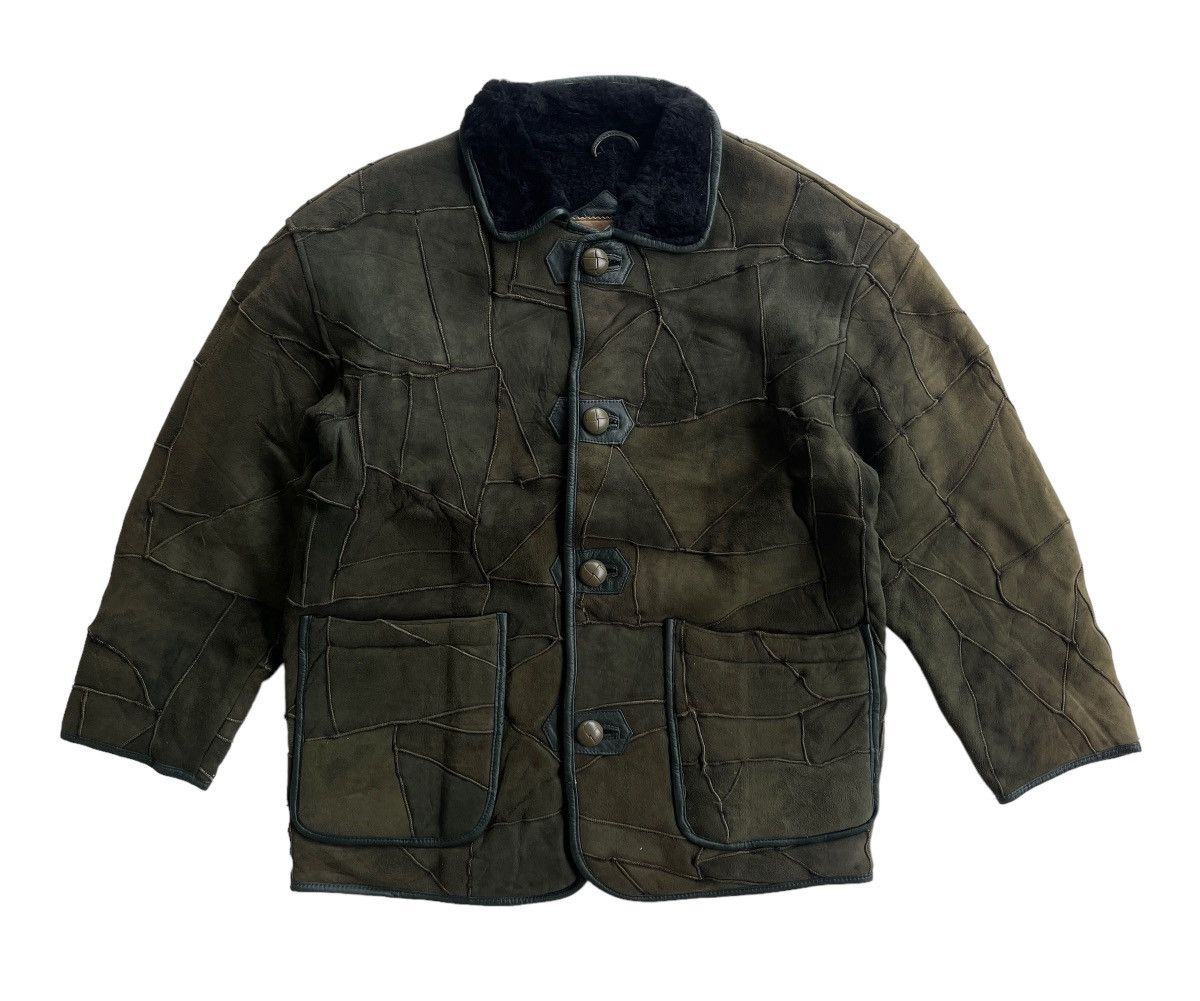 Hai Sporting Gear ISSEY MIYAKE SUEDE LEATHER SHERLING JACKET Size US M / EU 48-50 / 2 - 3 Thumbnail