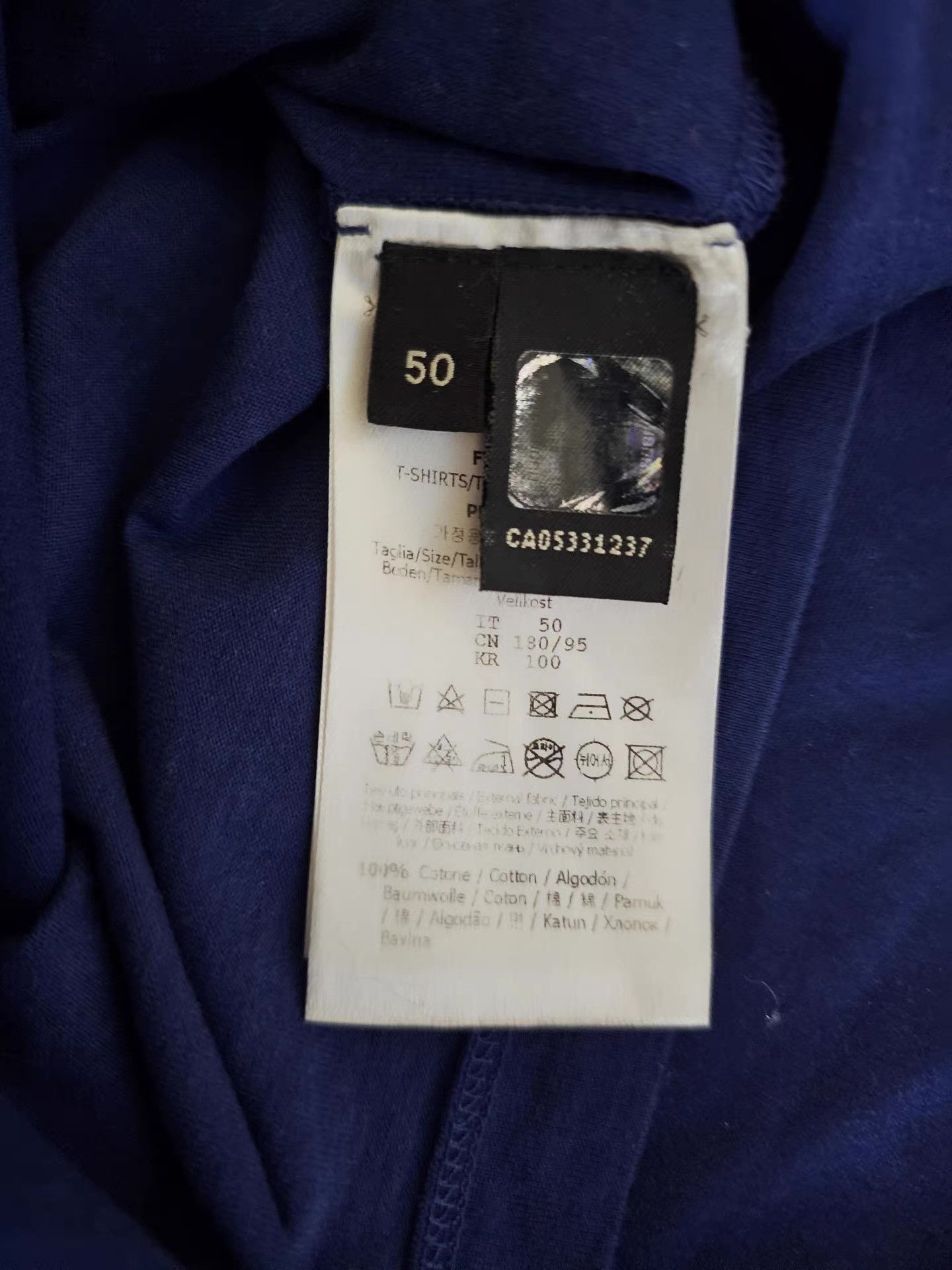Fendi Fendi Blue Short Sleeve T-shirt Size US M / EU 48-50 / 2 - 5 Thumbnail