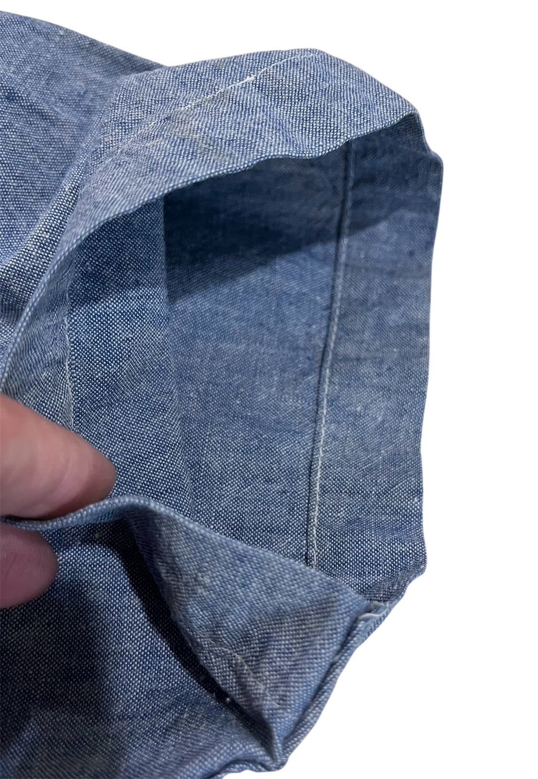 Vintage True Vintage 60s King Kole Chambray Work Shirt Short Sleeve Size US M / EU 48-50 / 2 - 5 Thumbnail