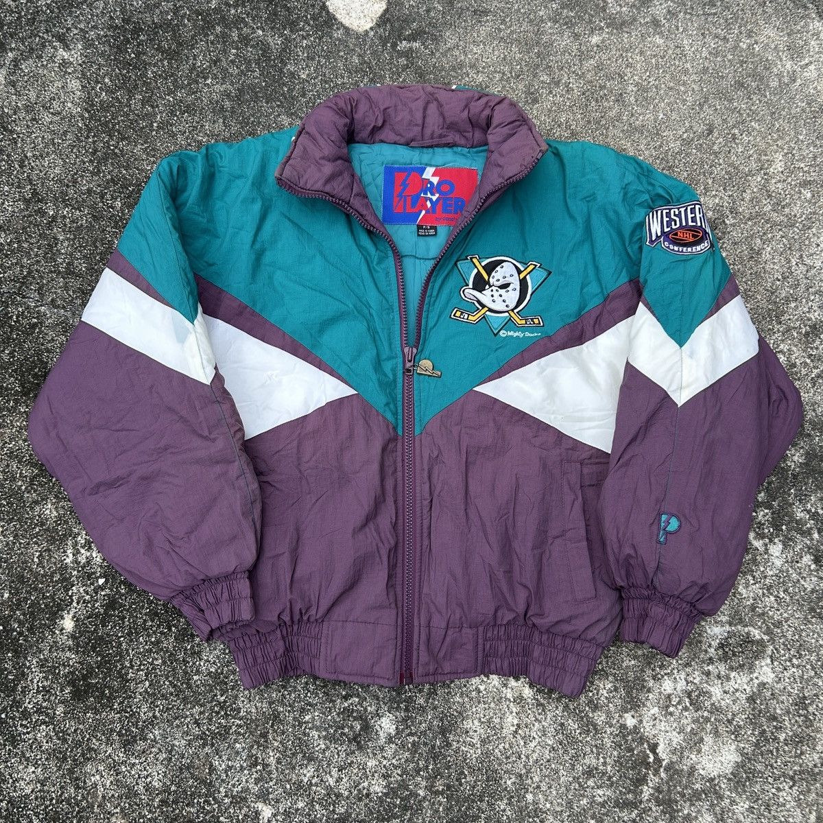 Starter Vintage 90s Anaheim Mighty Ducks Jacket NHL Starter Size US L / EU 52-54 / 3 - 1 Thumbnail