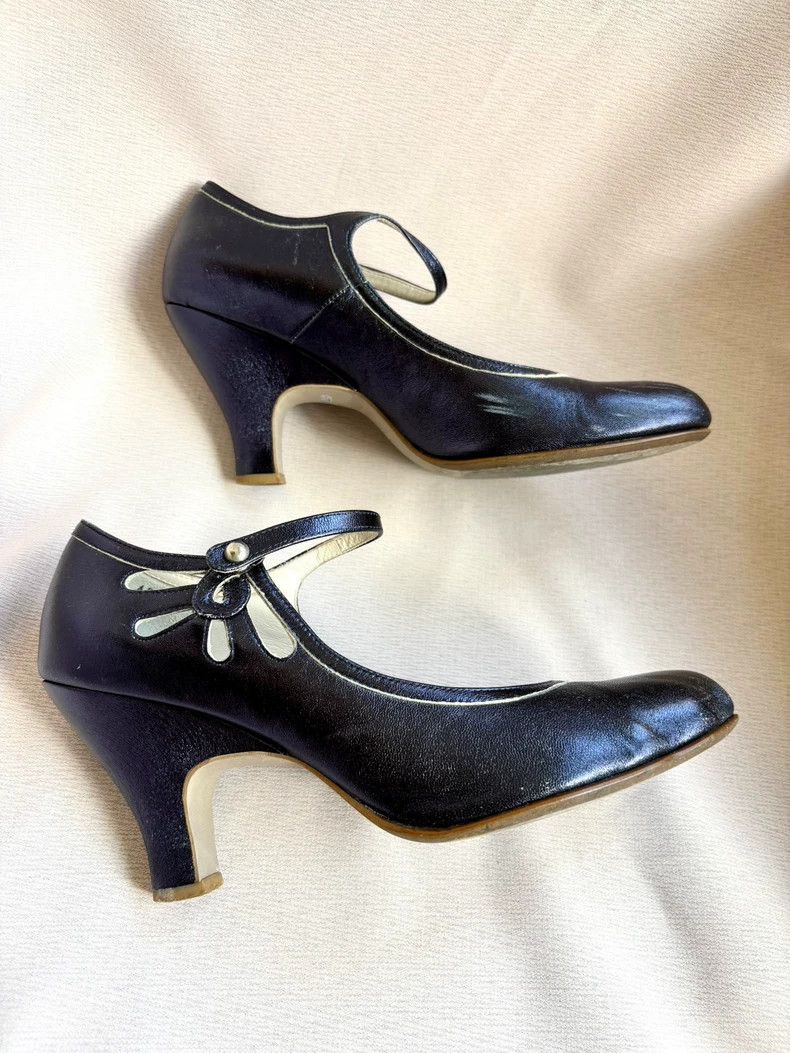 Vivienne Westwood Vivienne Westwood Metallic blue cat paw shoes Size US 5.5 / IT 35.5 - 3 Thumbnail