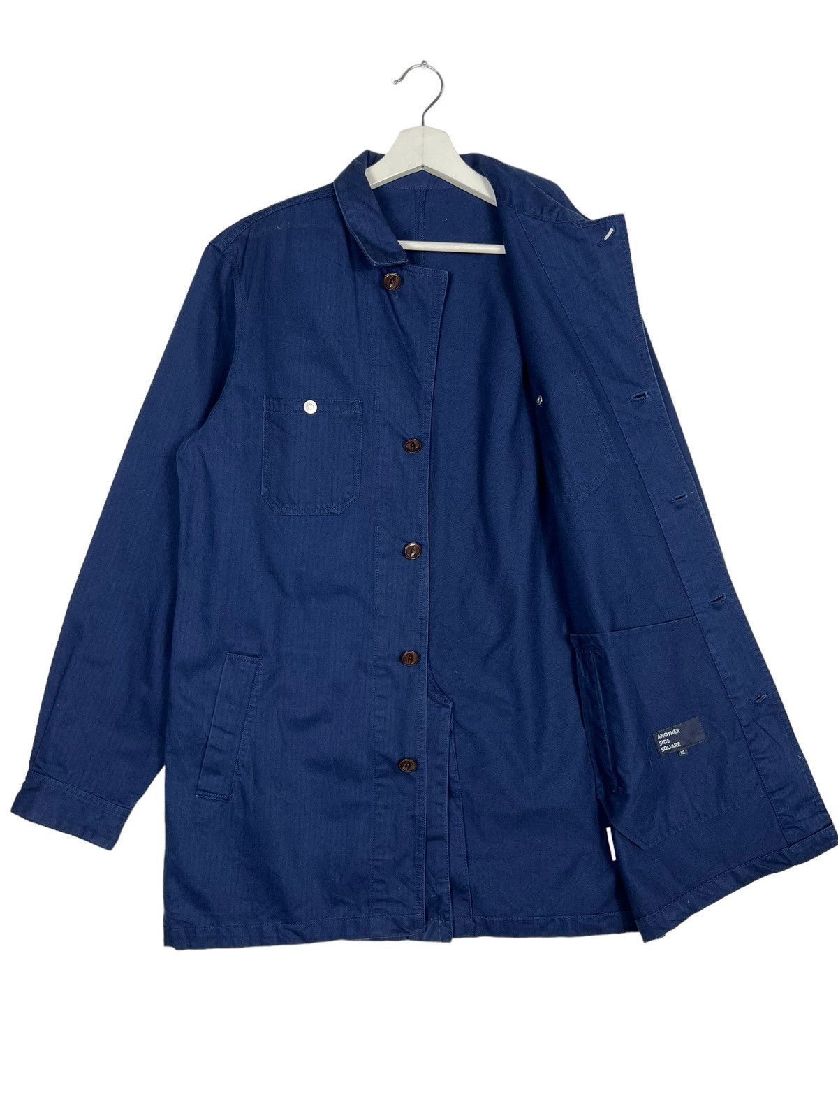 Japanese Brand 🔥 ANOTHER SIDE SQUARE CHORE JACKET Size US XL / EU 56 / 4 - 9 Thumbnail