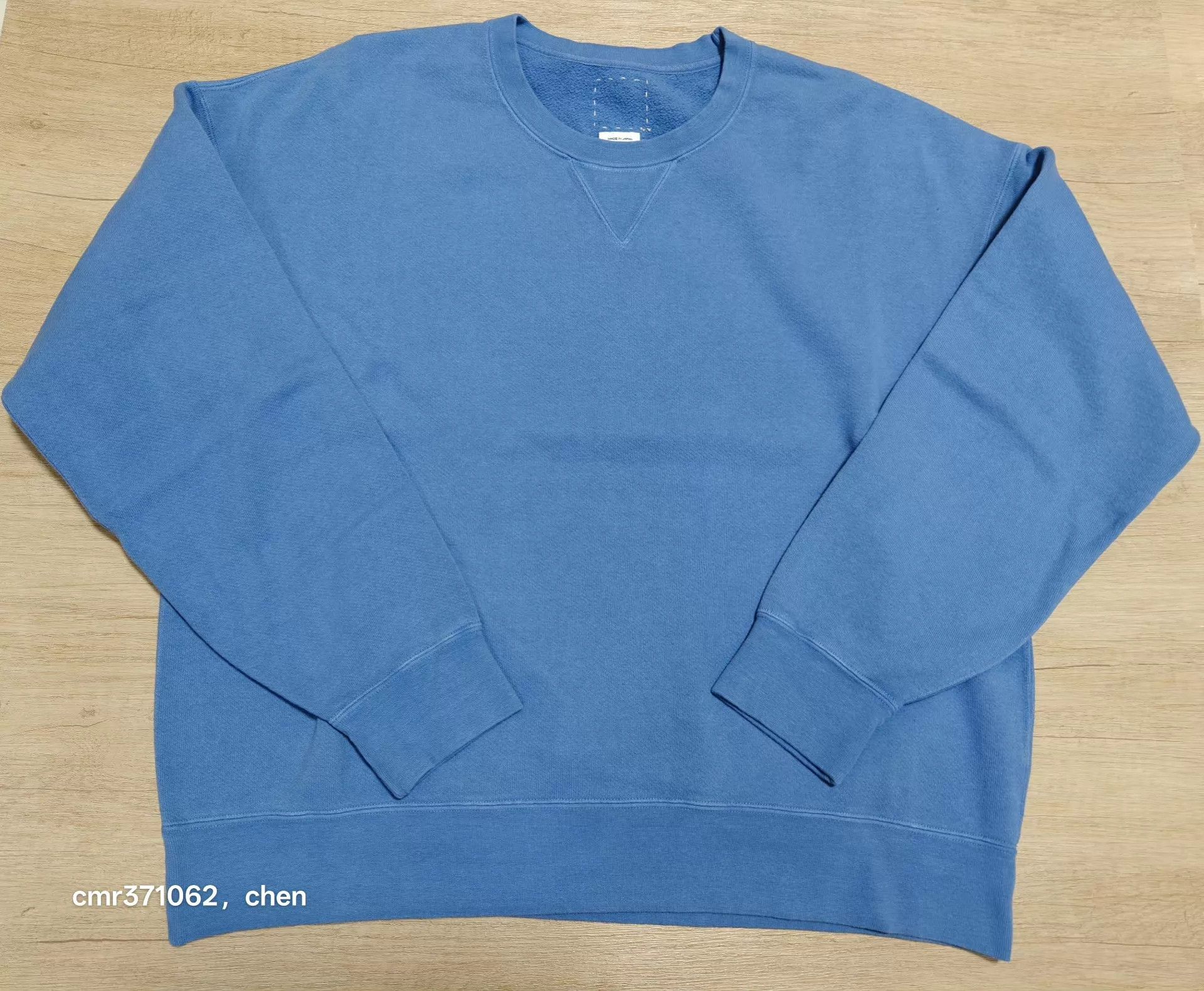 Visvim VISVIM 26SS JUMBO SB LS SWEAT DMGD HazeWashedBlue Size US L / EU 52-54 / 3 - 1 Thumbnail