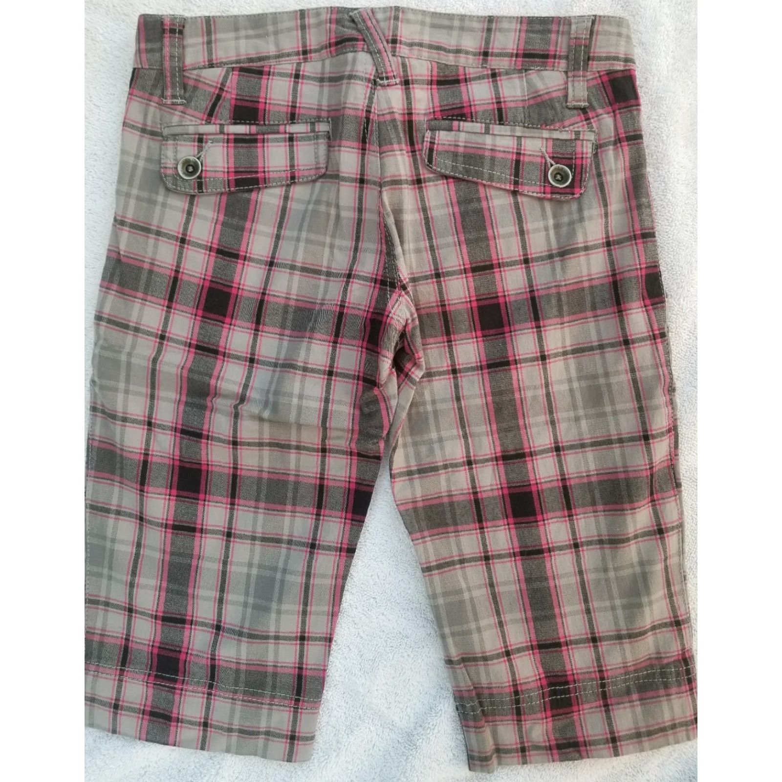 Hurley Hurley Bermuda Shorts Walking Women’s Plaid Multicolor Size 0 (Juniors) Size 25" / US 0 / IT 36 - 4 Thumbnail