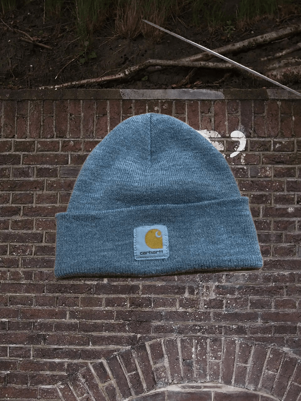 Carhartt Carhartt Beanie Hat One Size Force Skull Grey Work Size ONE SIZE - 1 Thumbnail
