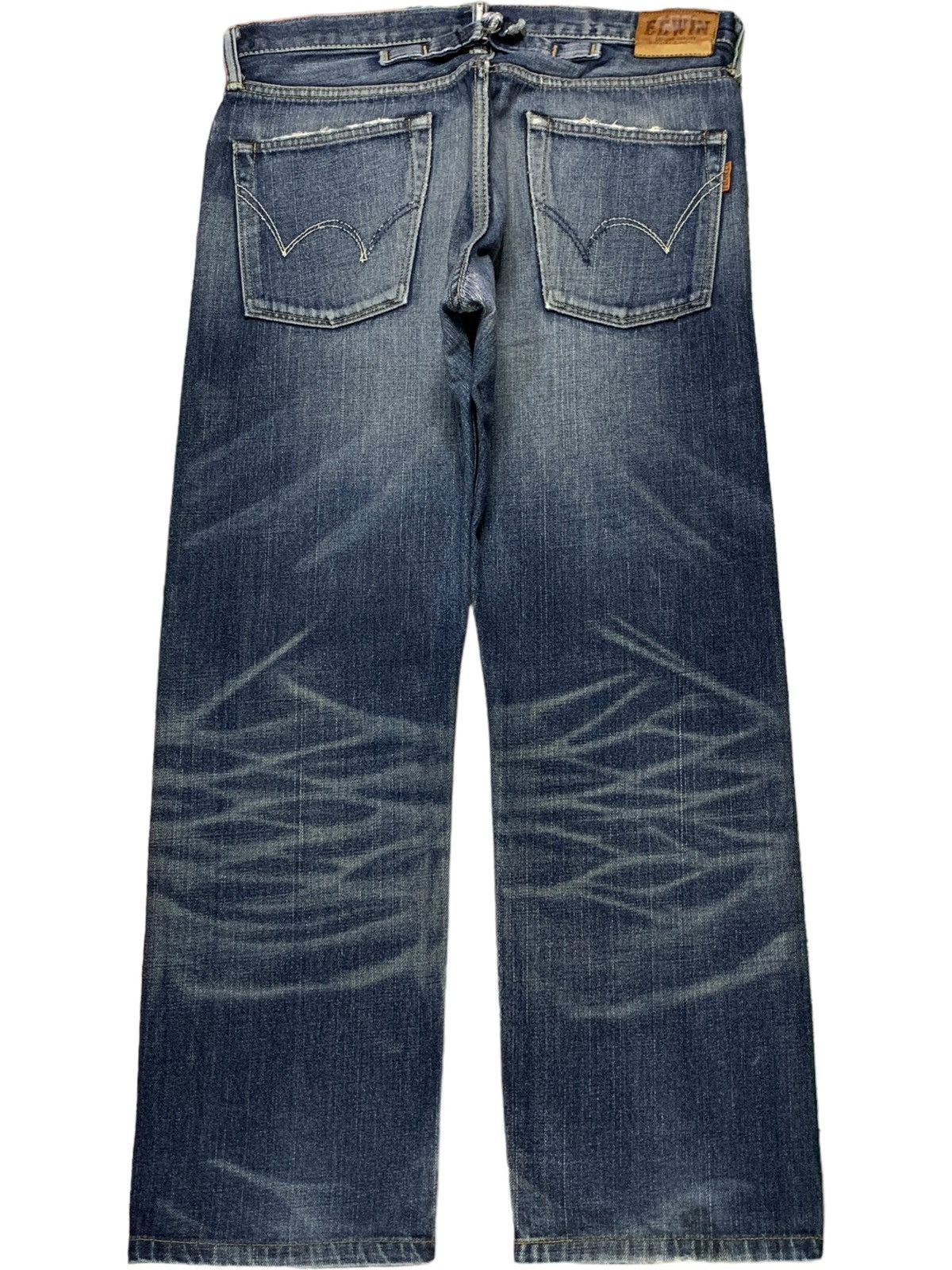 EDWIN Vintage Japanese Edwin 505zx Selvedge Buckle Back Jeans