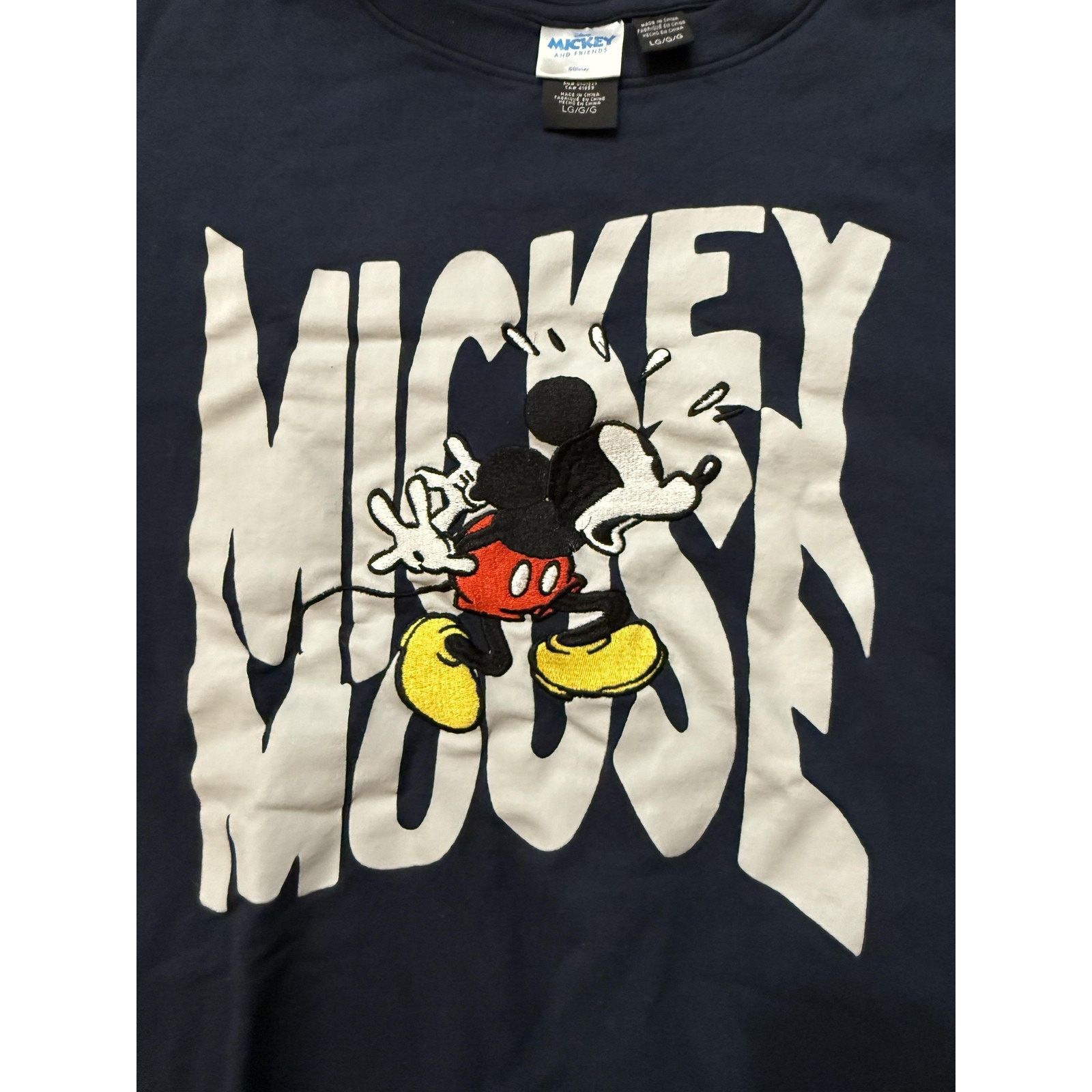 Disney Vintage Disney Mickey Mouse Sweatshirt LG Y2K Embroidered Size US L / EU 52-54 / 3 - 3 Thumbnail