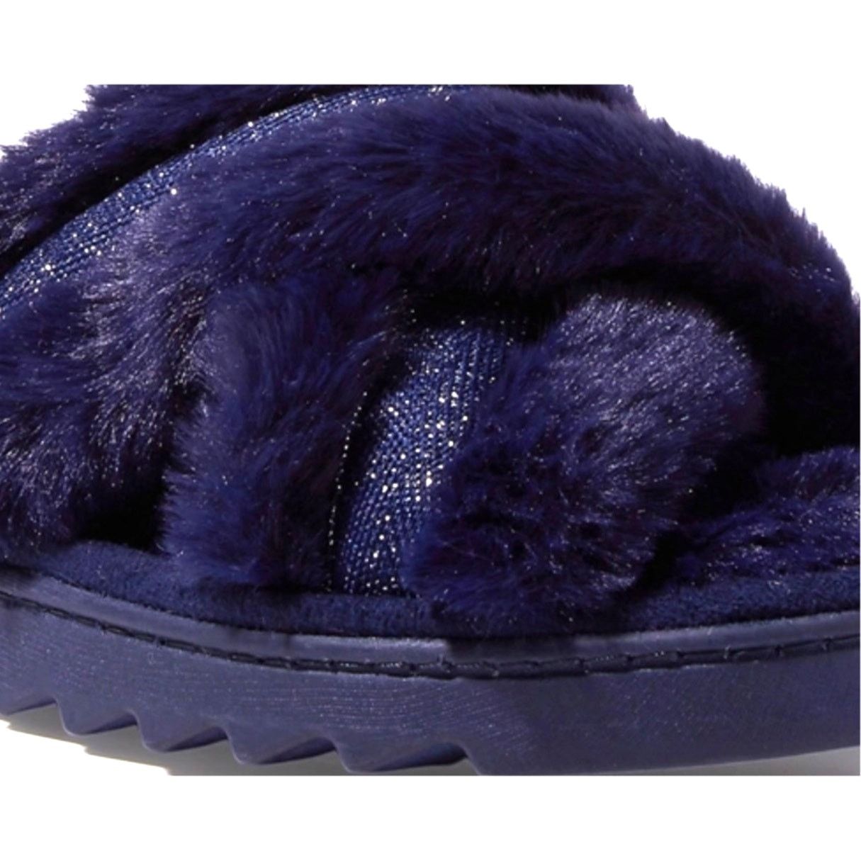 Other Dearfoams Astrid Crossband Slides Peacoat size M (7/8) Size US 7 / IT 37 - 5 Thumbnail