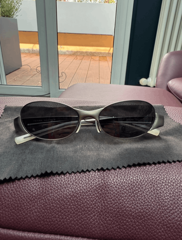 Prada PRADA Sunglasses SPR 78A Sport Red Tab Shield Mask Symbole Size ONE SIZE - 1 Thumbnail