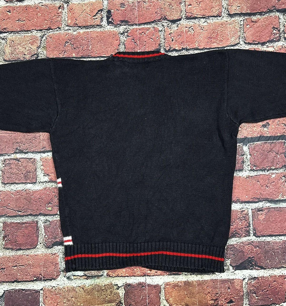 Other Vintage Allison Smith Sweater Granny Ugly Christmas Cardigan Size M / US 6-8 / IT 42-44 - 4 Thumbnail