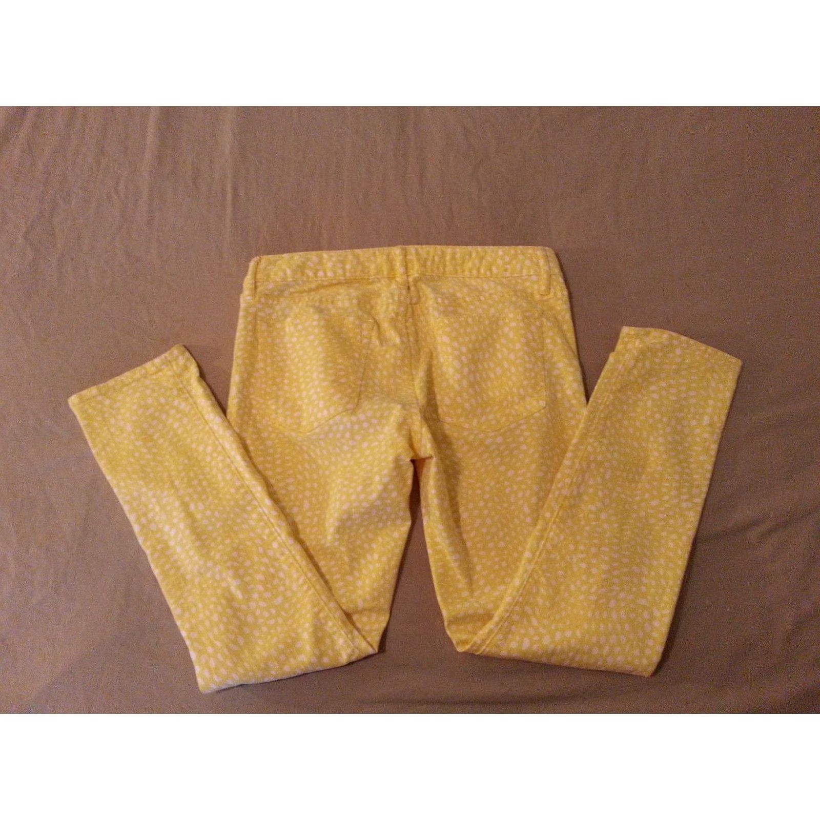 Gap Womens GAP Skinny Jeans 28 Yellow Denim 28x30 Pants Size 28" / US 6 / IT 42 - 2 Thumbnail