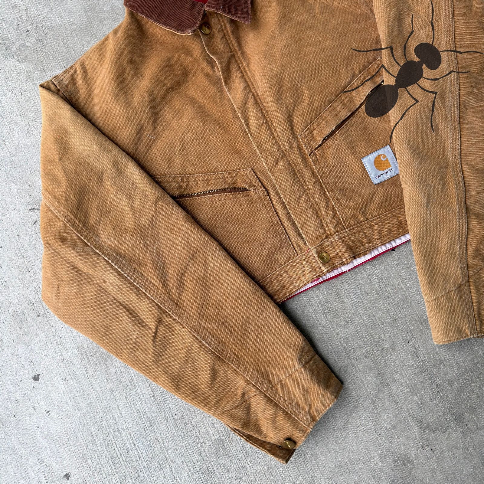 Carhartt × Vintage Carhartt brown cropped Detroit style work wear jacket Size US S / EU 44-46 / 1 - 2 Thumbnail