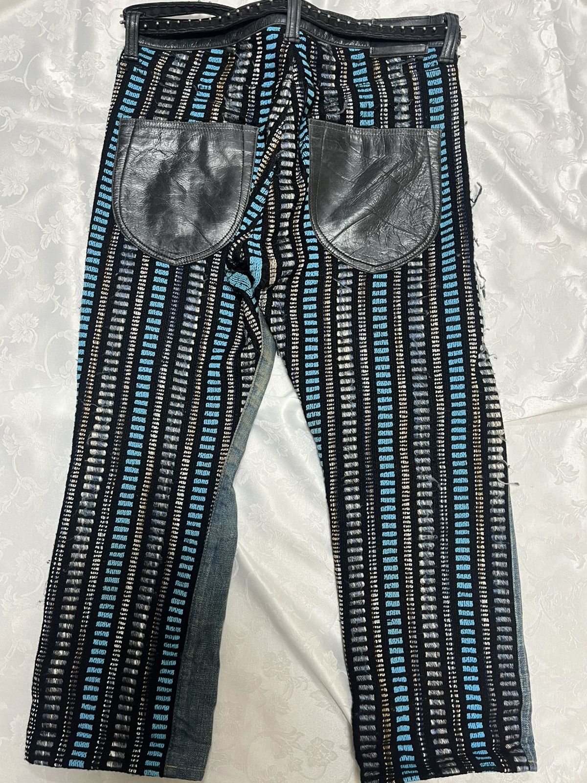 Comme des Garcons × Japanese Brand × Junya Watanabe JUNYA WATANABE WASHING BELTED PANTS Size US 28 / EU 44 - 6 Thumbnail