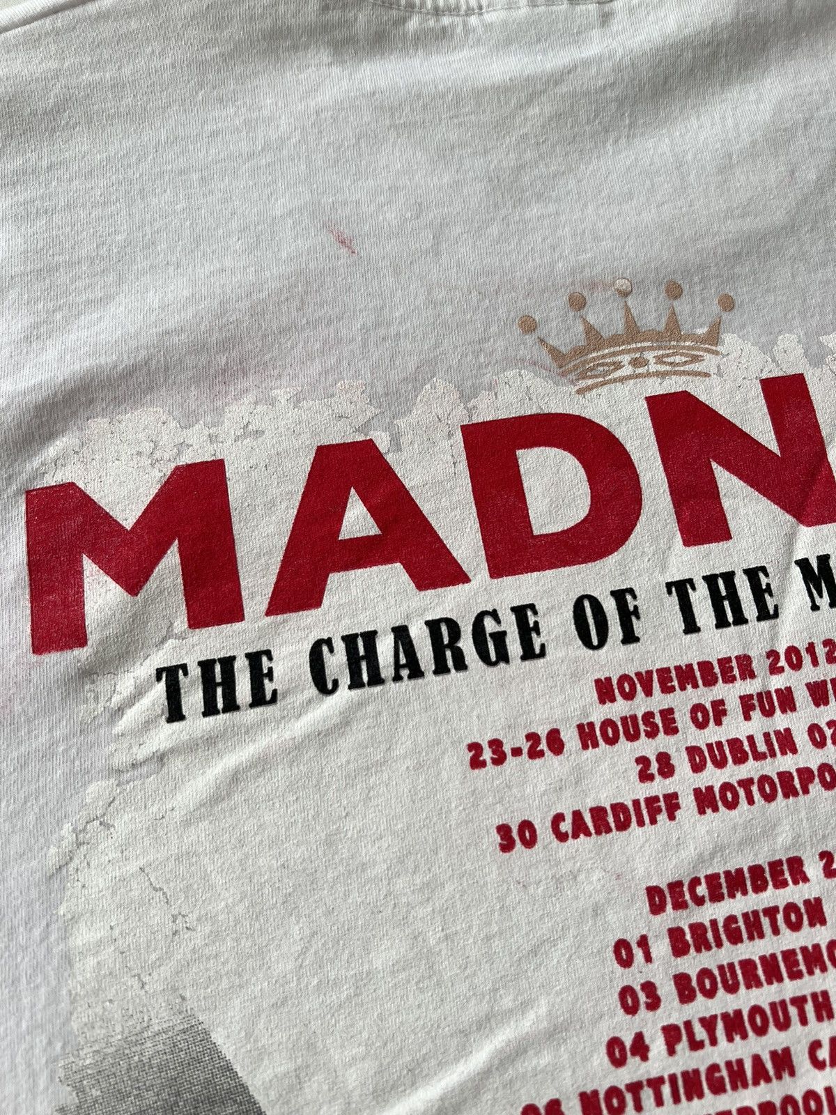 Band Tees Vintage 2012 Madness Band Tour White T-shirt Size US XL / EU 56 / 4 - 15 Thumbnail