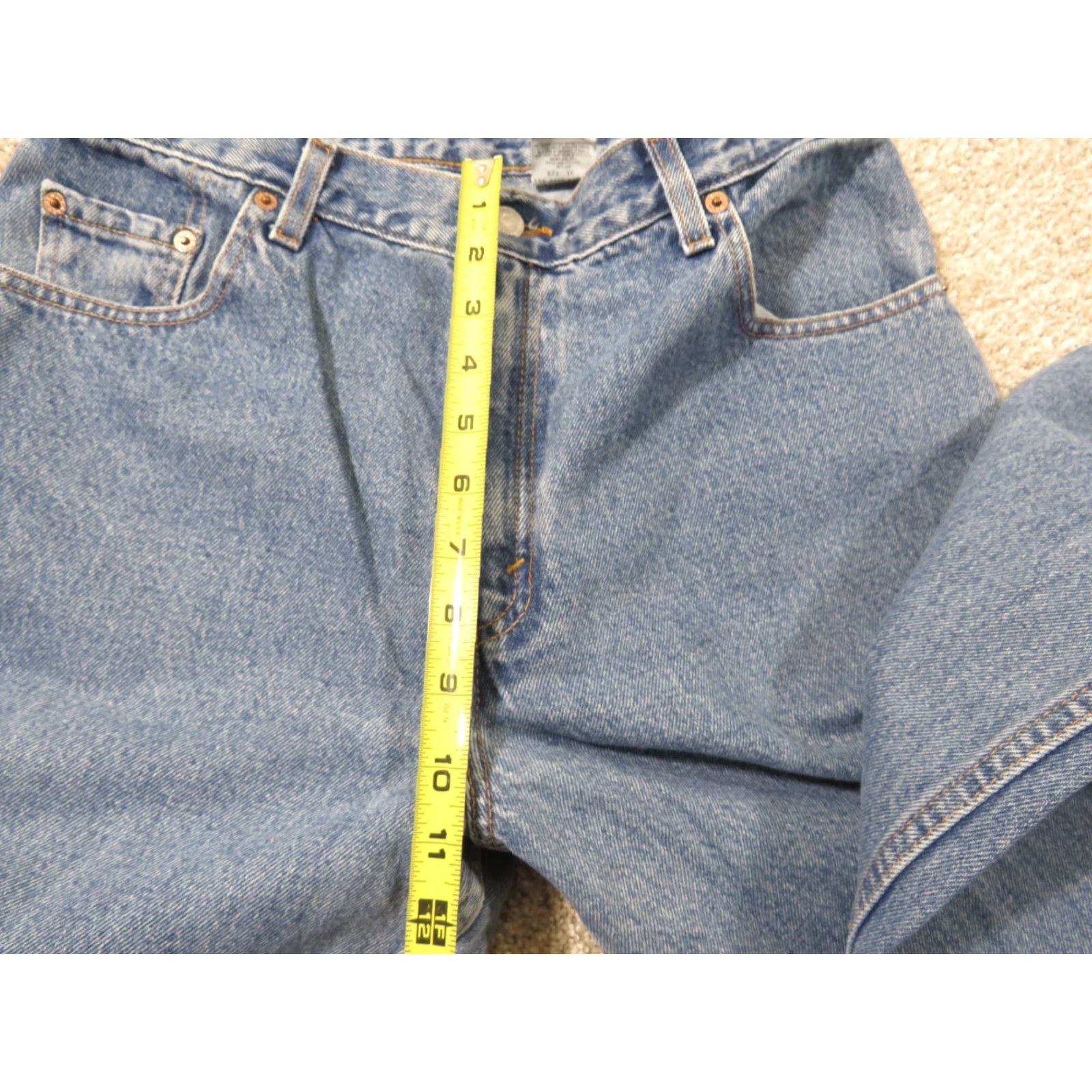 Levi's VINTAGE Levi's 550 Jeans Denim Blue 31x32 Regular Inseam 32 Slim Fit Women 550 Straight 2000 Levis Red Tab Relaxed ลีก 13 JR L Size 34" / US 12 / IT 48 - 7 Thumbnail