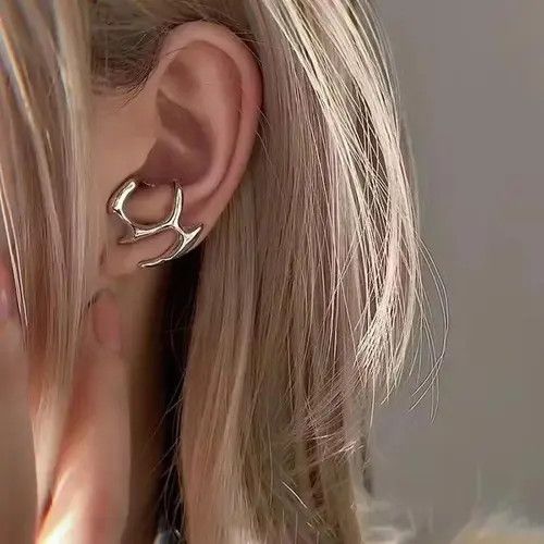 Jewelry Irregular Liquid Women Earrings Size ONE SIZE - 1 Thumbnail