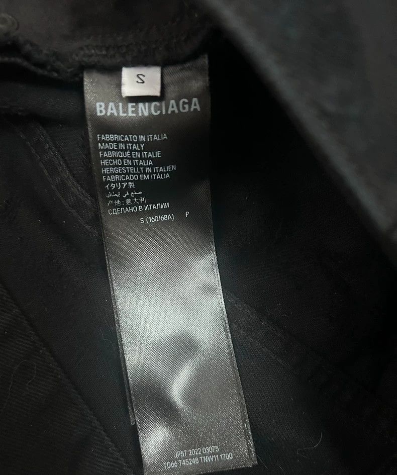 Balenciaga Balenciaga size S Super vandalism mud dyed black jeans Size US 27 - 5 Thumbnail
