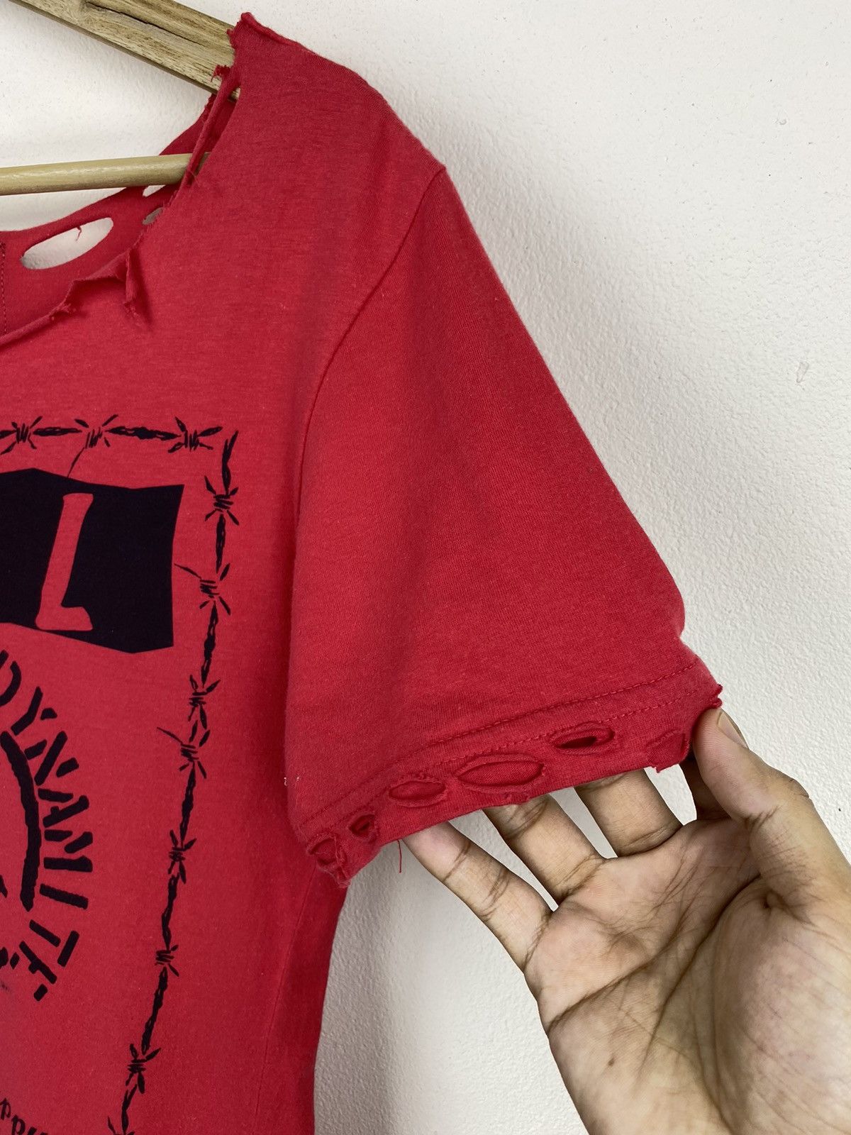 Seditionaries 💥RARE💥 Sexy Dynamite London “Anarchy” Punk Ripped Tshirt Size US XS / EU 42 / 0 - 4 Thumbnail
