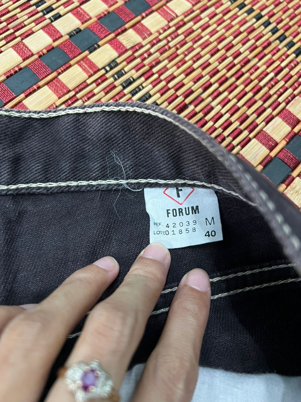 Hysteric Glamour × Japanese Brand Japanese Brand Forum Patchwork Jeans Size US 30 / EU 46 - 10 Thumbnail