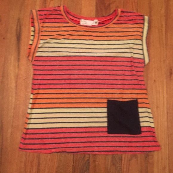 Vintage Havana Vintage Havana striped pocket tank top shirt Size M / US 6-8 / IT 42-44 - 2 Thumbnail