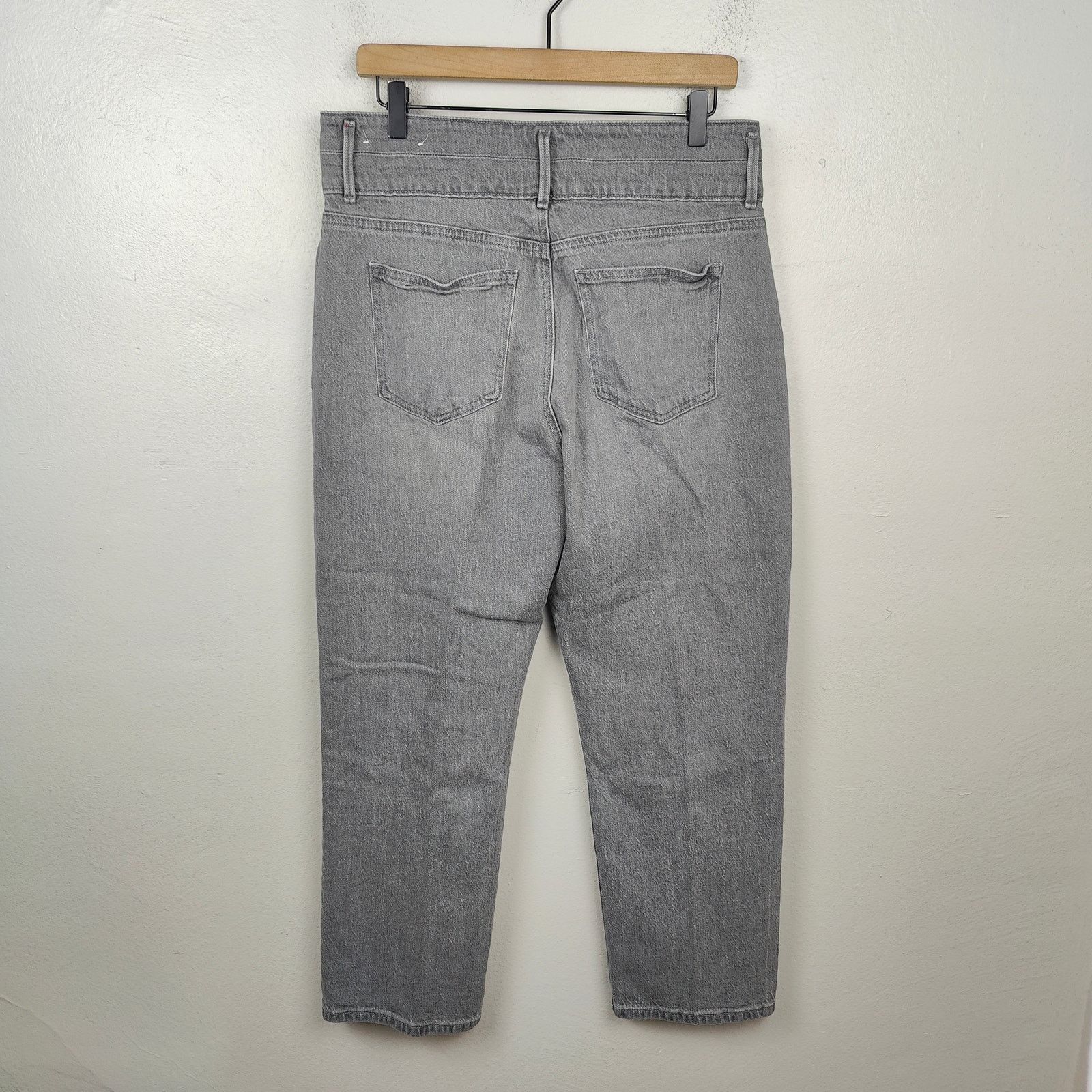 Ann Taylor Ann Taylor The Straight Crop Jeans Womens 10 Gray Size 32" / US 10 / IT 46 - 6 Thumbnail