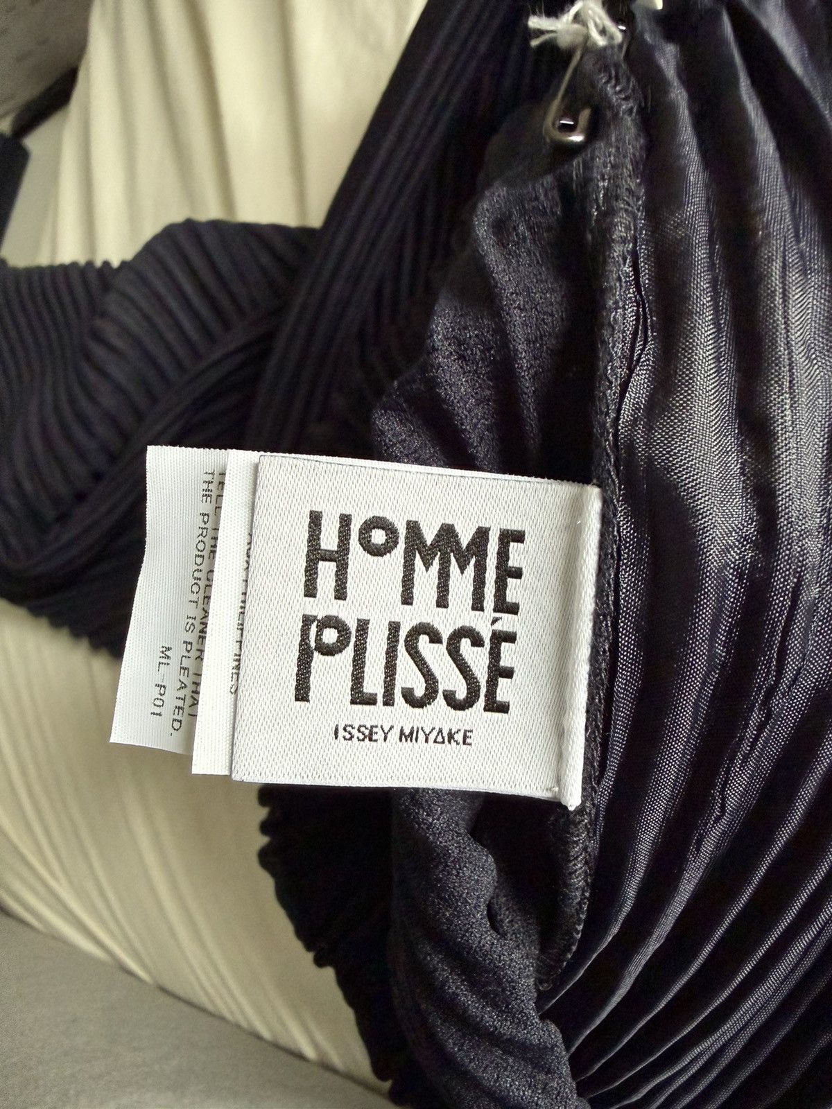Homme Plisse Issey Miyake Homme Plisse Navy Basics Pants Size 2 Size US 30 / EU 46 - 4 Thumbnail
