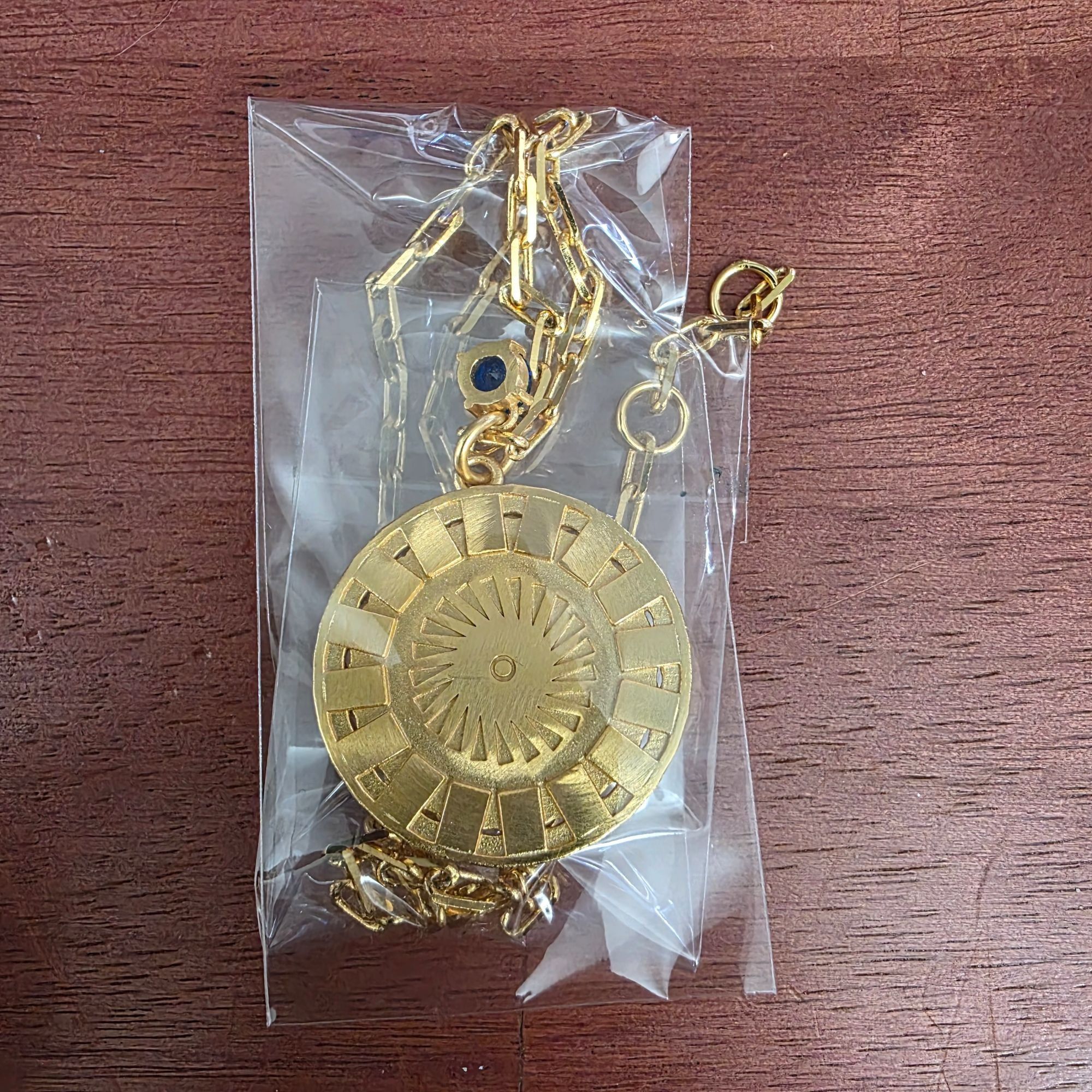 Other Honey Minx Radiant Sun Charm Necklace Sapphire Gold Plated B Size ONE SIZE - 10 Thumbnail