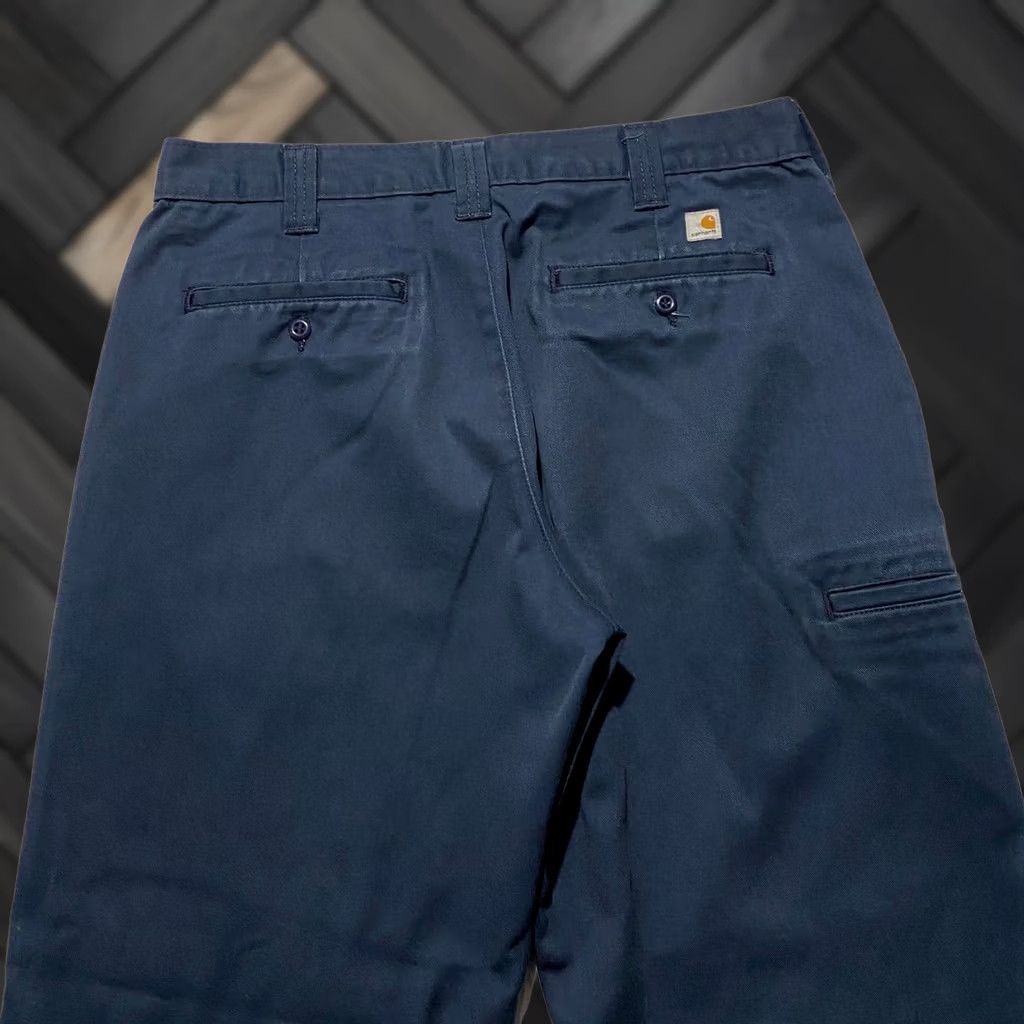 Carhartt Carhartt Work Pants Navy Blue Relaxed Fit Carpenter 32x29 Size US 32 / EU 48 - 1 Thumbnail