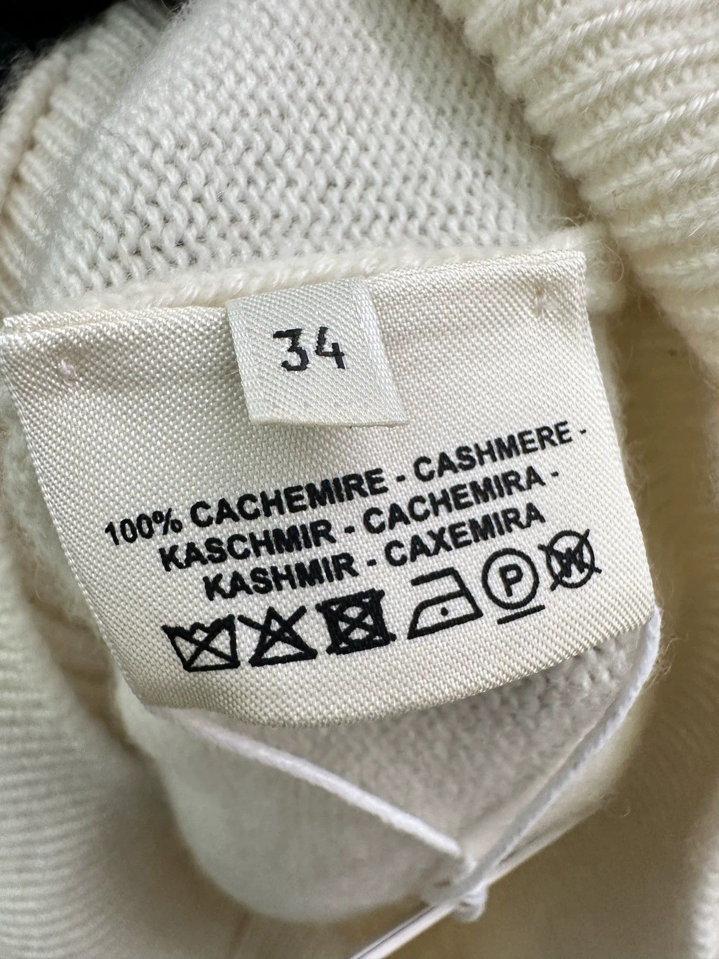 Hermes Hermes Mint Beige Knit Short-Sleeve 34 Size XS / US 0-2 / IT 36-38 - 3 Thumbnail
