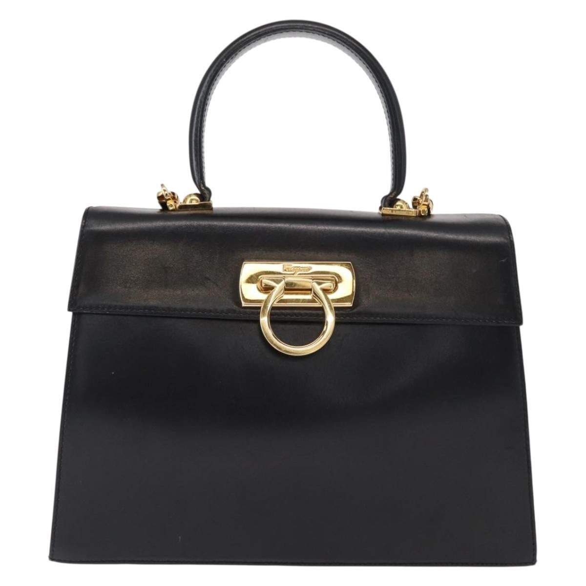 Salvatore Ferragamo Salvatore Ferragamo Convertible Top Handle Bag Leather Size ONE SIZE - 1 Thumbnail