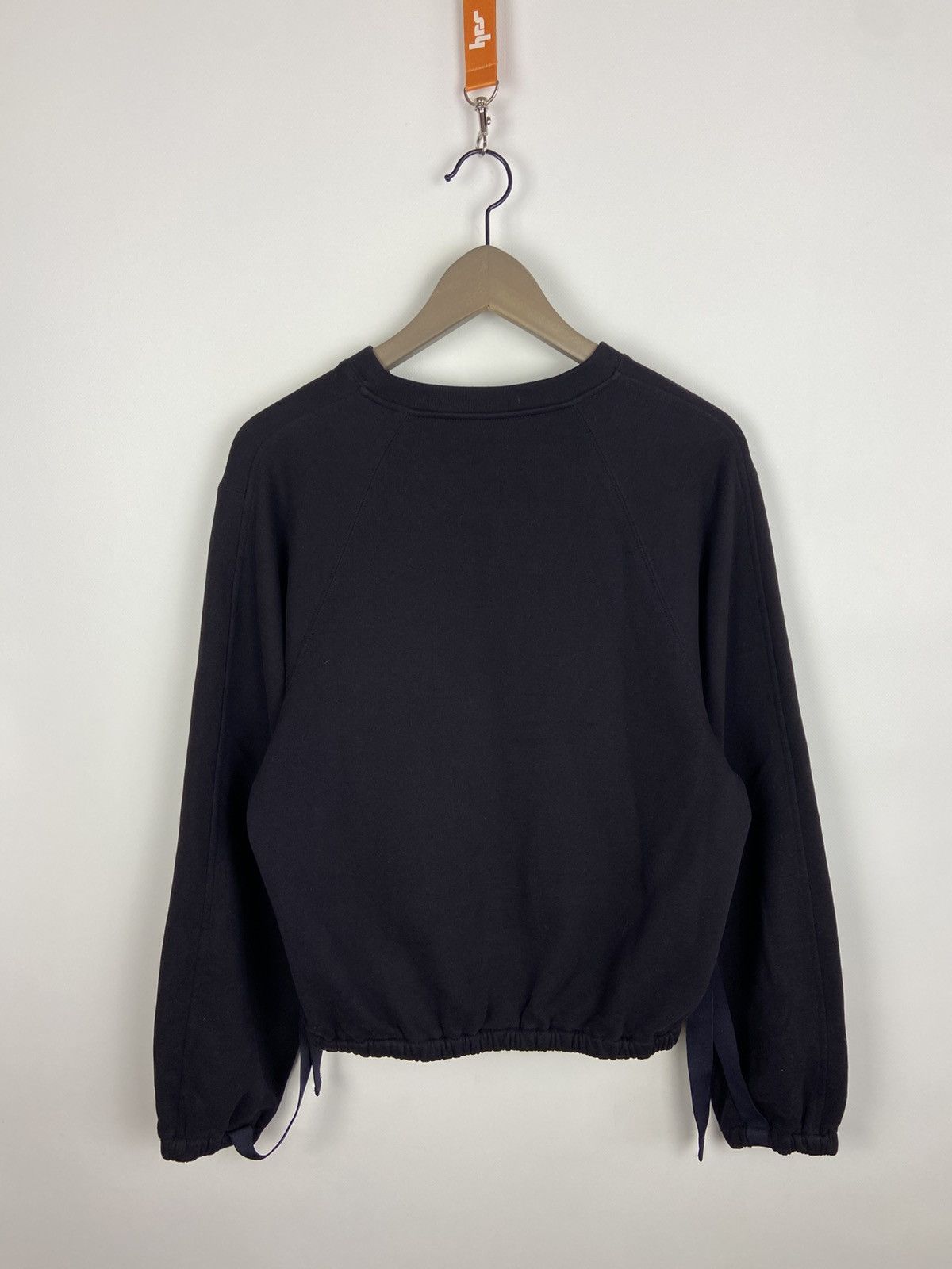 Helmut Lang RRP$250 Helmut Lang Terry Sweatshirt Buckle Cuff Women's Size XS / US 0-2 / IT 36-38 - 2 Thumbnail