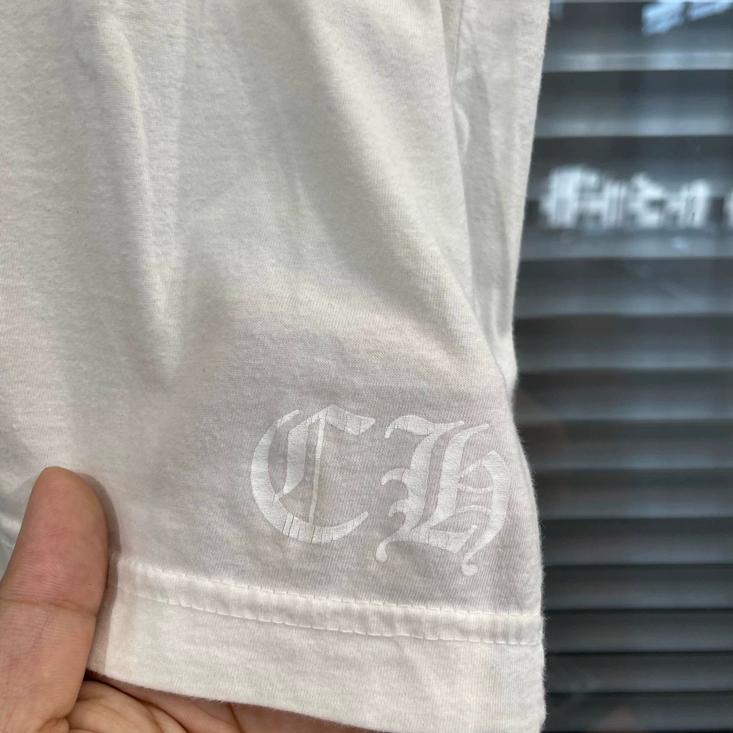 Chrome Hearts Chrome Hearts White Side Blue Sanskrit Short Sleeve S Size US S / EU 44-46 / 1 - 5 Thumbnail