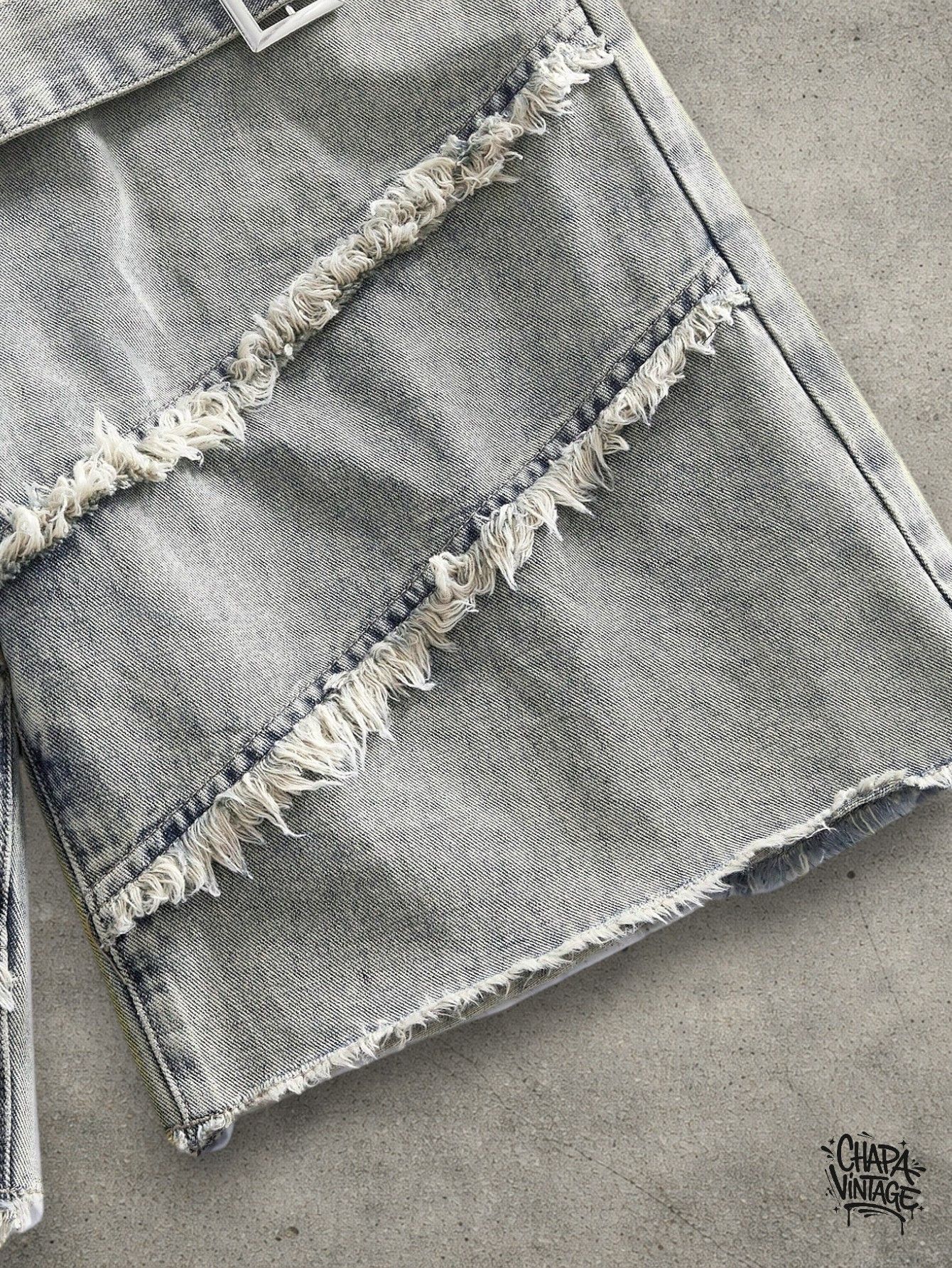 Vintage Opium denim shorts Size US 32 / EU 48 - 4 Thumbnail