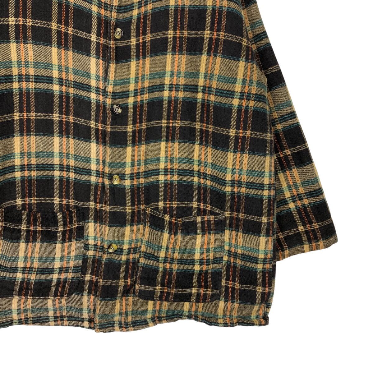 Japanese Brand × Vintage 📌Vintage Flannel Shirt Jacket Citano Tartan Issey Miyake Size US L / EU 52-54 / 3 - 6 Thumbnail