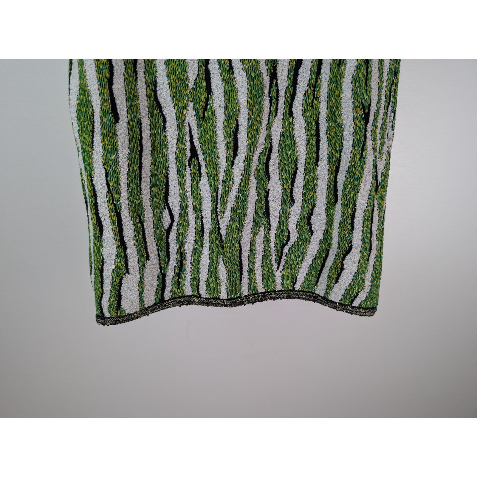Bottega Veneta o1rshd1 Animal Jacquard Tank Top in Green / White Size US S / EU 44-46 / 1 - 11 Thumbnail