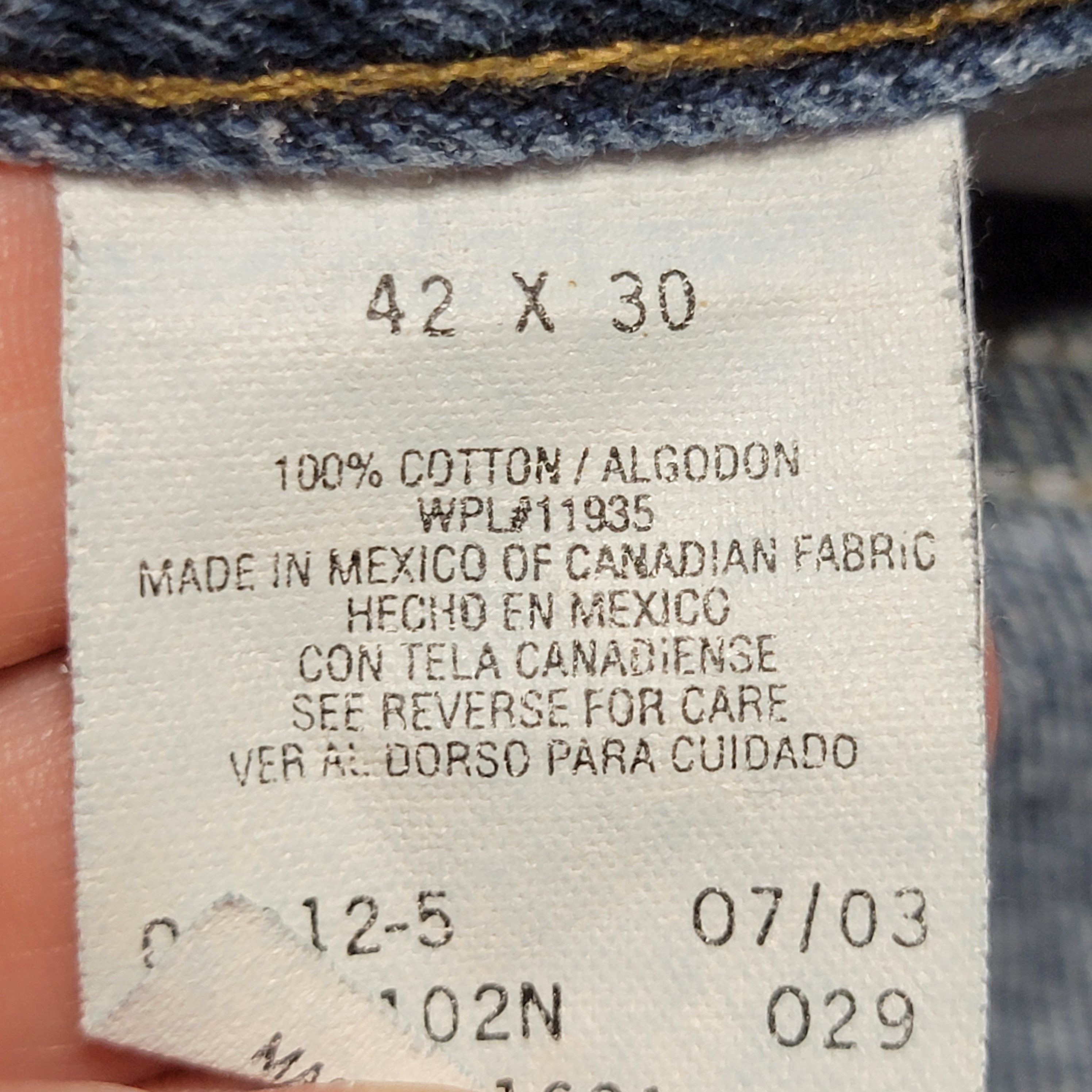 Arizona Jean Co. Arizona Premium Denim Relaxed Fit Jeans - Size 42 X 30 Size US 42 / EU 58 - 6 Thumbnail