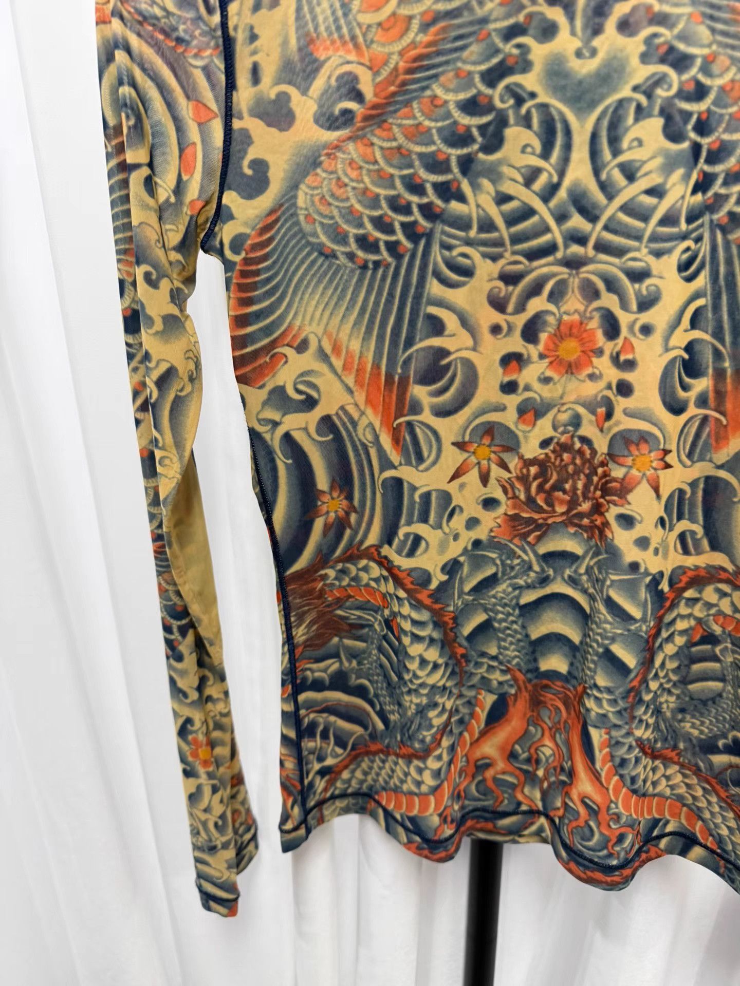 Jean Paul Gaultier Jean Paul Gaultier Chinese Style Tattoo Bodysuit K20 Size US M / EU 48-50 / 2 - 3 Thumbnail