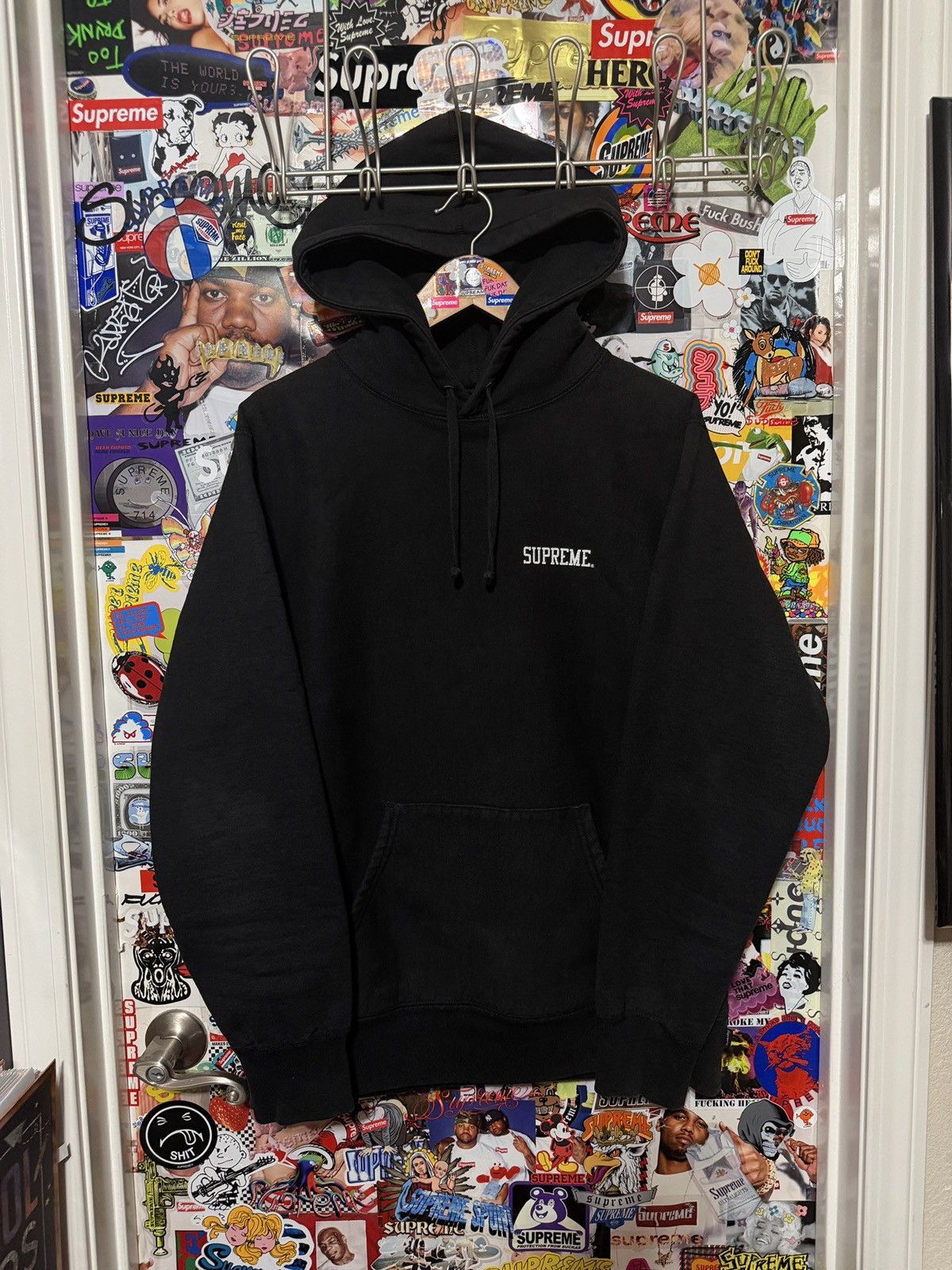 Supreme FW14 Supreme Ruff Ryders Hoodie 2014 Large L Black DMX RARE Size US L / EU 52-54 / 3 - 2 Thumbnail