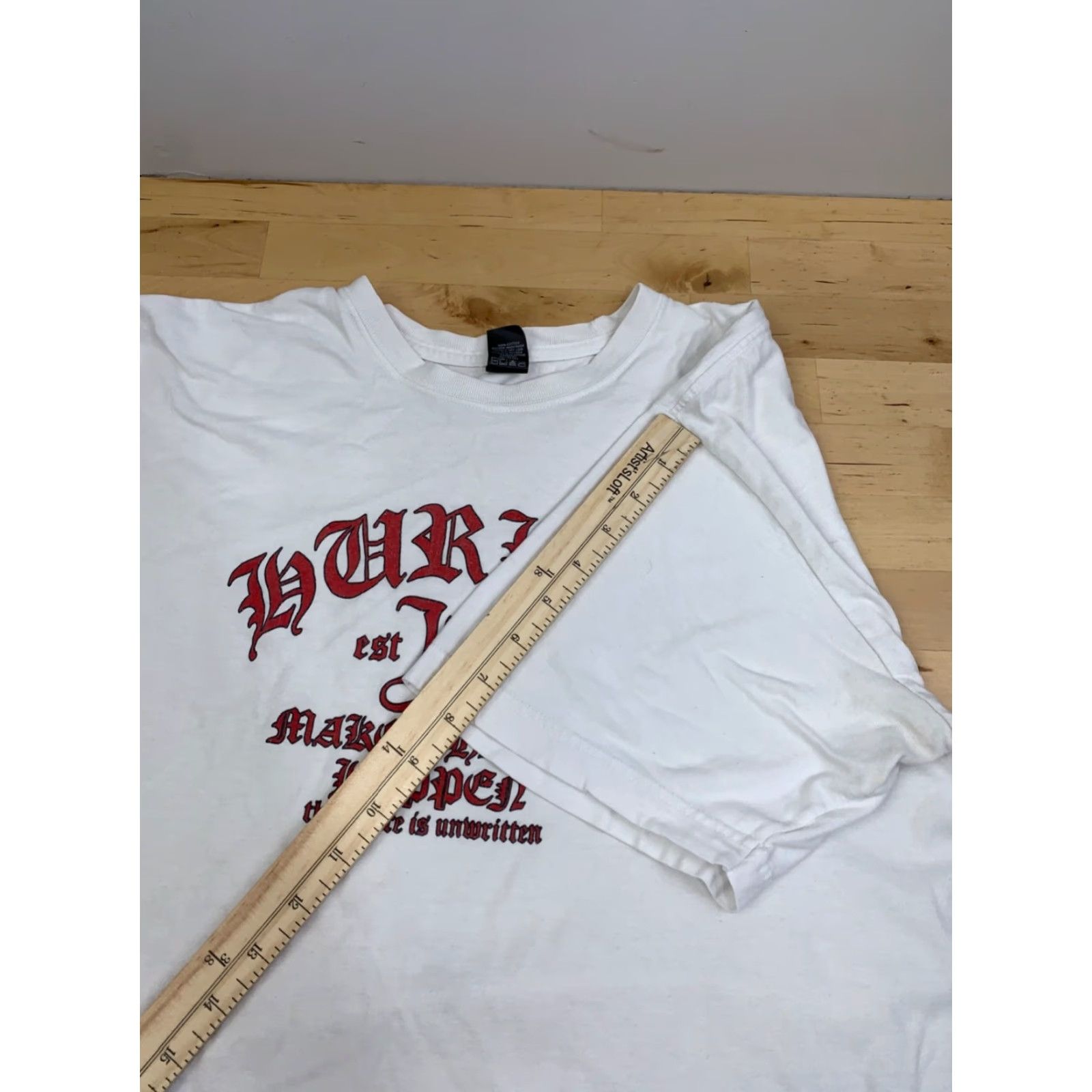 Hurley VINTAGE Hurley T Shirt Mens L White Surf Skate Y2K 12243 Size US L / EU 52-54 / 3 - 6 Thumbnail