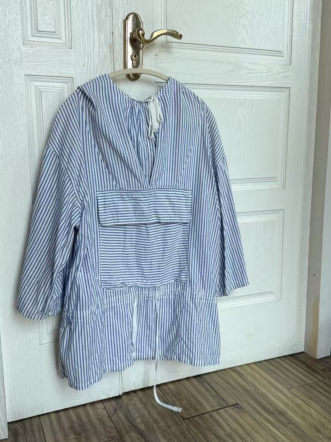 Kapital Kapital Navy Stripe Shirt Sweatshirt Size US S / EU 44-46 / 1 - 1 Thumbnail