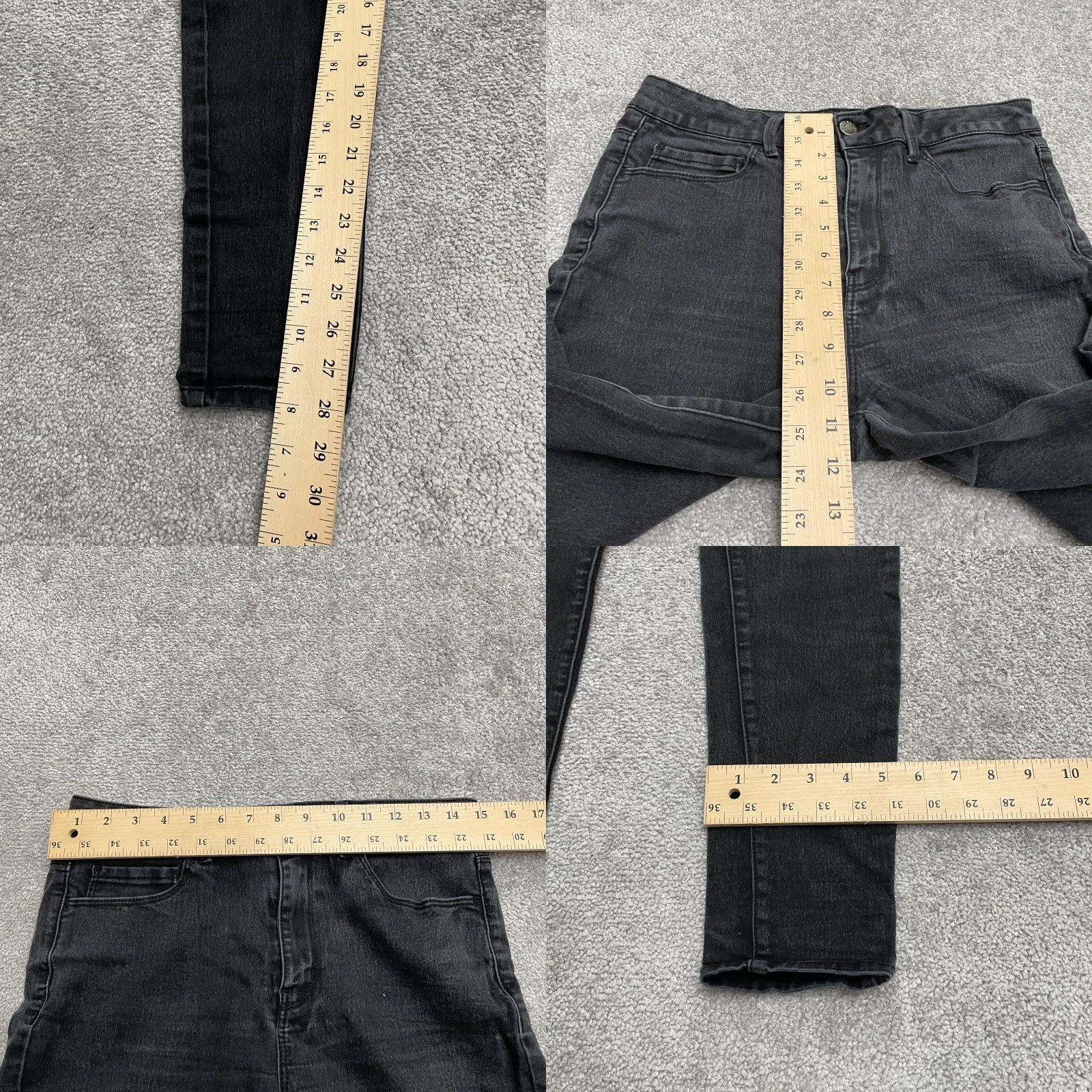 Forever 21 Forever 21 Jeans 29 Black High Rise Skinny Denim 5-Pocket City USA Classic Womens Size 29" - 8 Thumbnail
