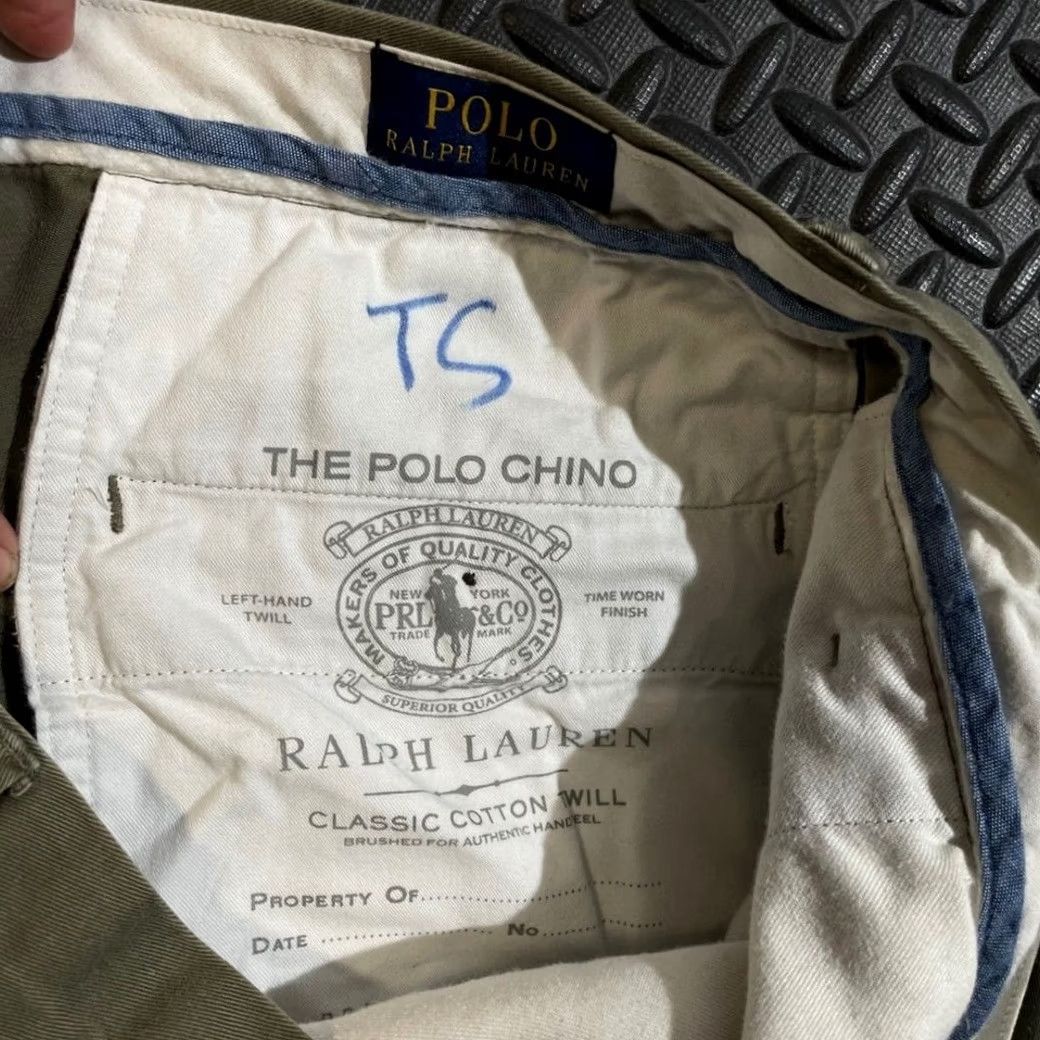 Polo Ralph Lauren Polo Ralph Lauren Men's Tan Khaki Straight Leg Pants Size 34/30 Chino Size US S / EU 44-46 / 1 - 4 Thumbnail