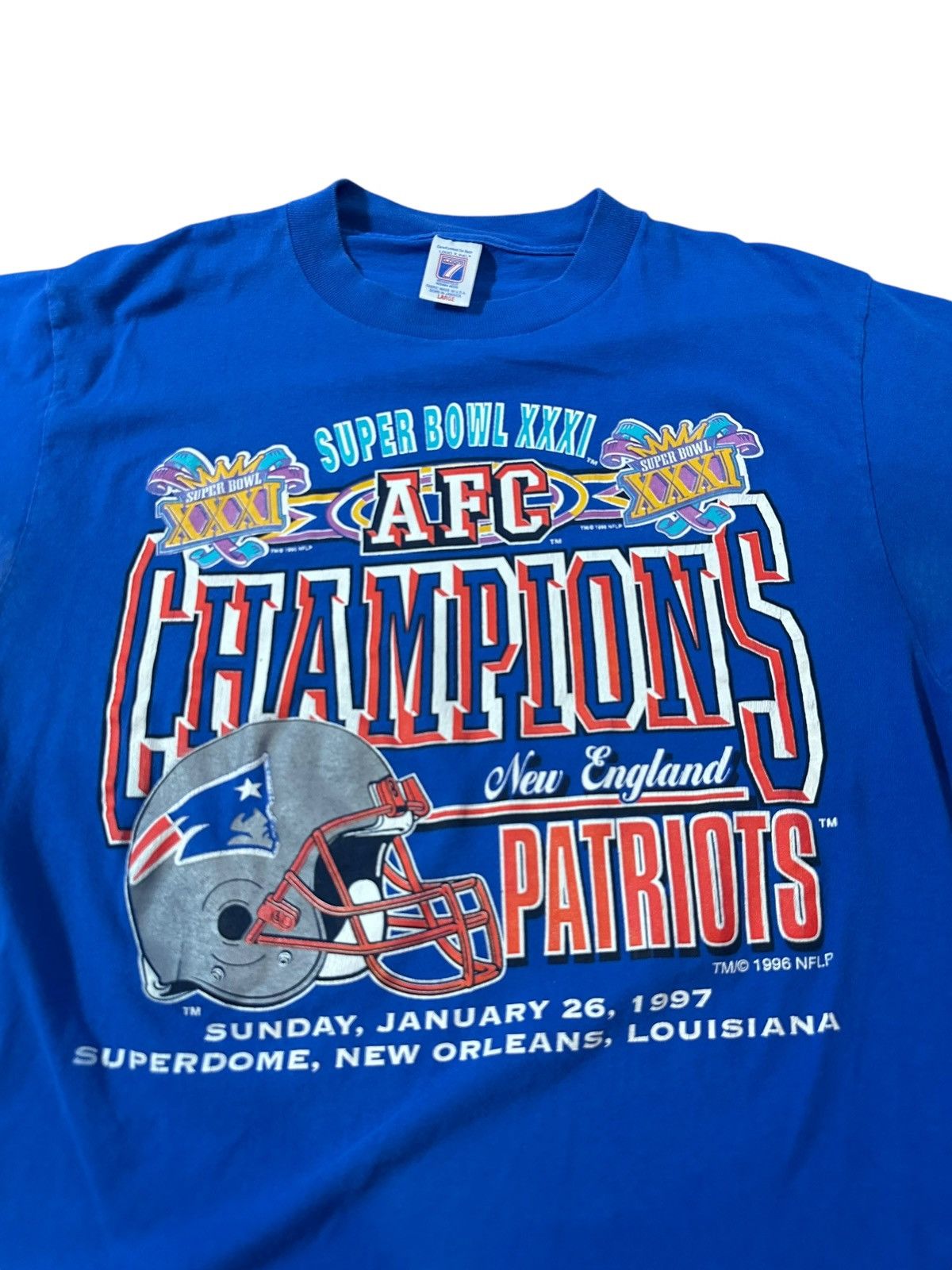Vintage 1990s New England Patriots Tee Size US L / EU 52-54 / 3 - 2 Thumbnail