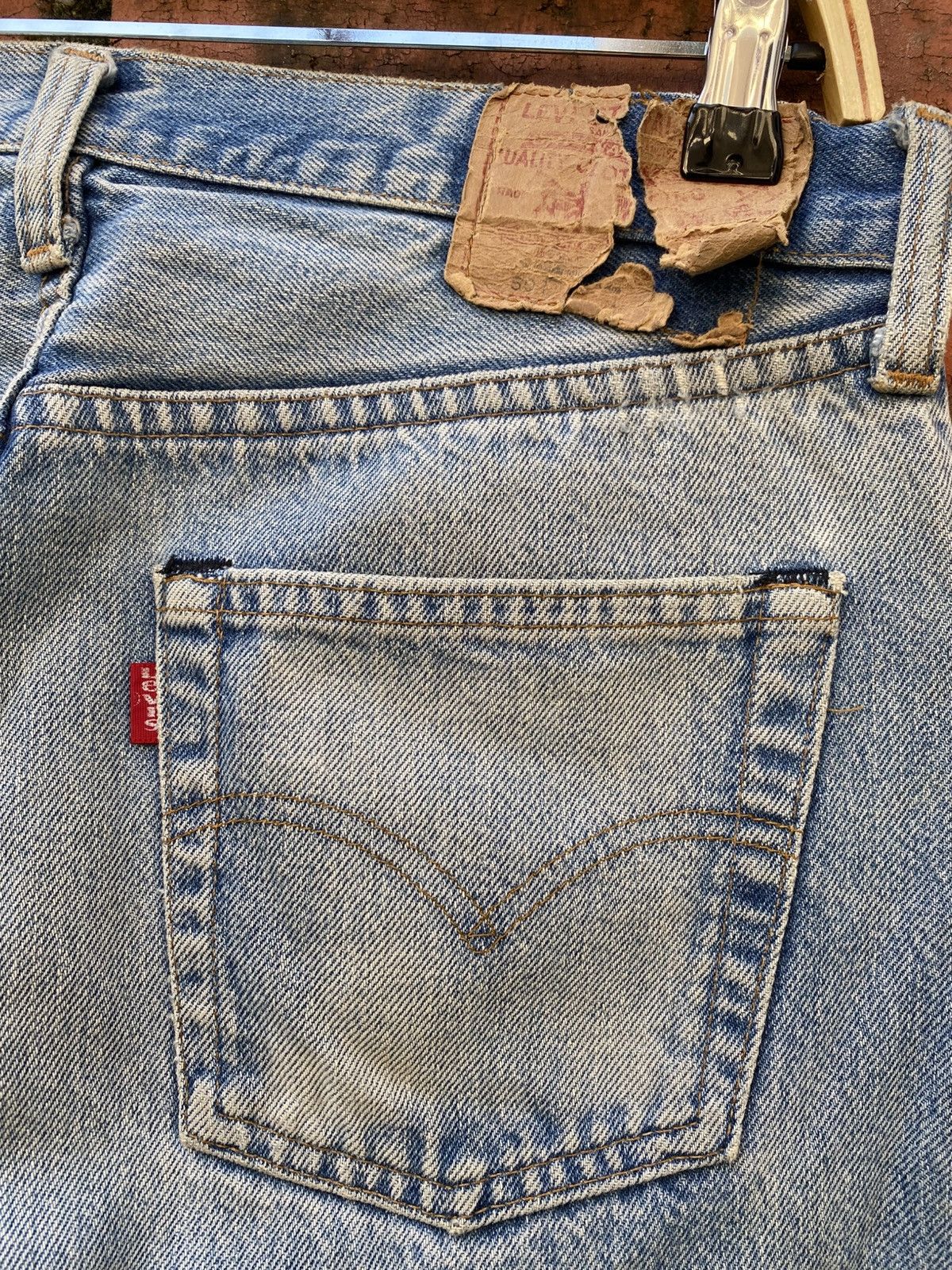 Levi's × Levi's Vintage Clothing × Vintage W31x30.5 vintage levi's 501 redline made in USA #6 Size US 31 - 6 Thumbnail