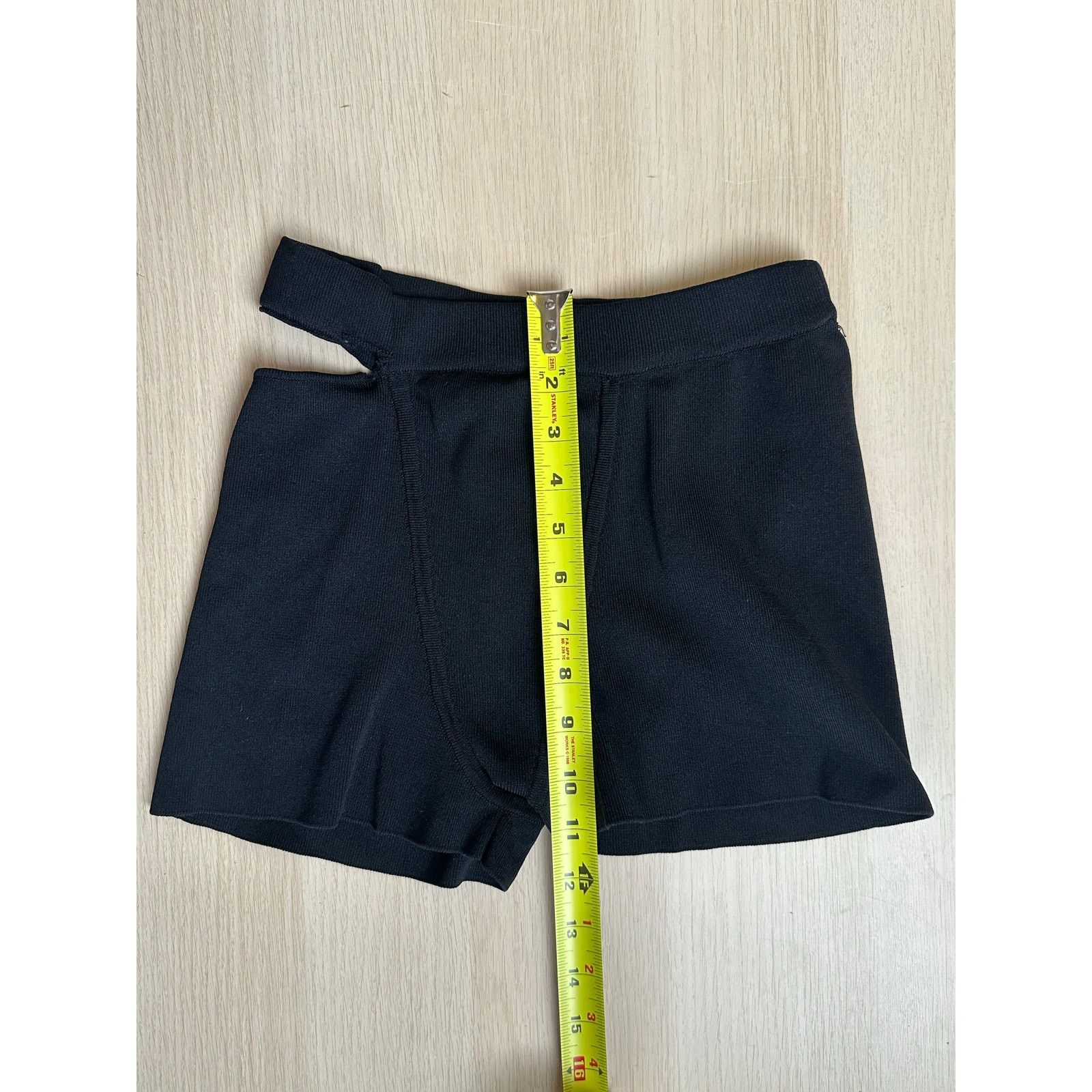 Zara Rare ZARA x Kaia Gerber Black Biker Short - Size S - Mint Size S / US 4 / IT 40 - 5 Thumbnail