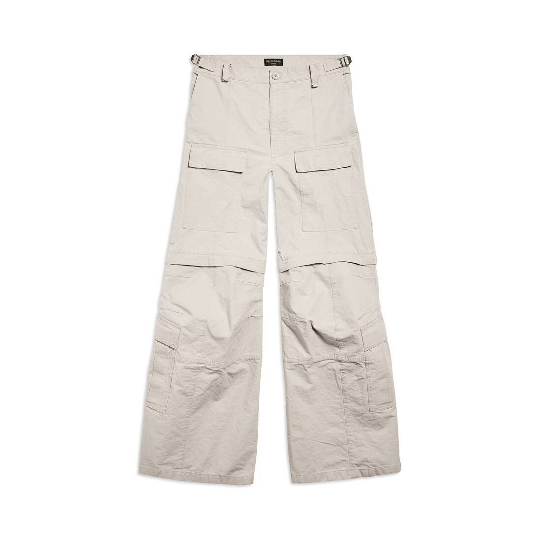 Balenciaga flared cargo pants in beige Size US 26 / EU 42 - 1 Preview